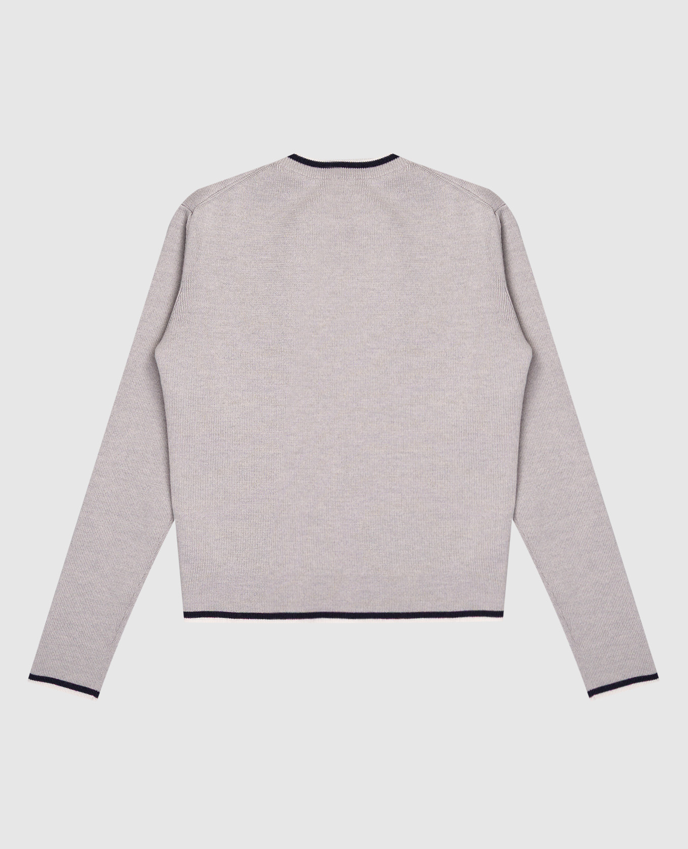 Children's gray wool sweater with logo Dolce&Gabbana, Grey 
Children's gray wool sweater with logo Dolce&Gabbana, Grey