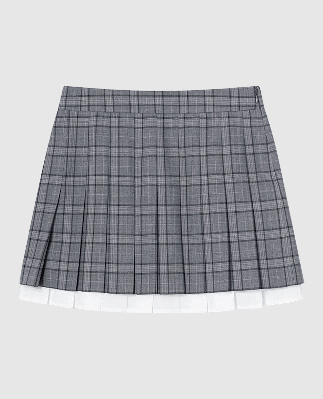 Gray pleated wool check skirt Juun.j, Grey
Gray pleated wool check skirt Juun.j, Grey