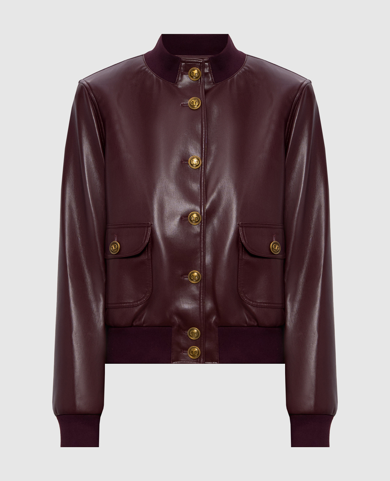 Burgundy jacket with logo Twinset
Burgundy jacket with logo Twinset