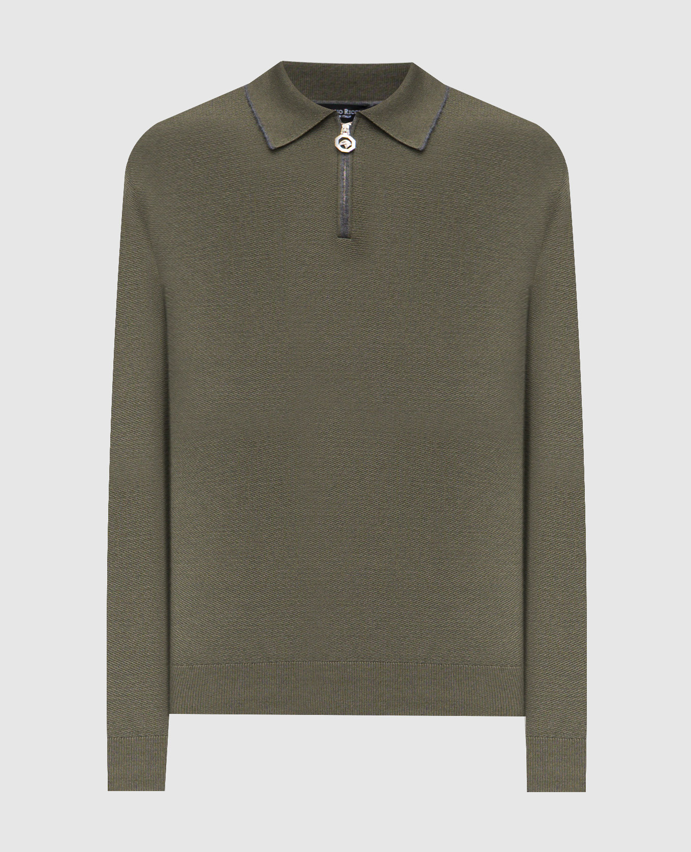 Green cashmere and silk polo shirt Stefano Ricci
Green cashmere and silk polo shirt Stefano Ricci