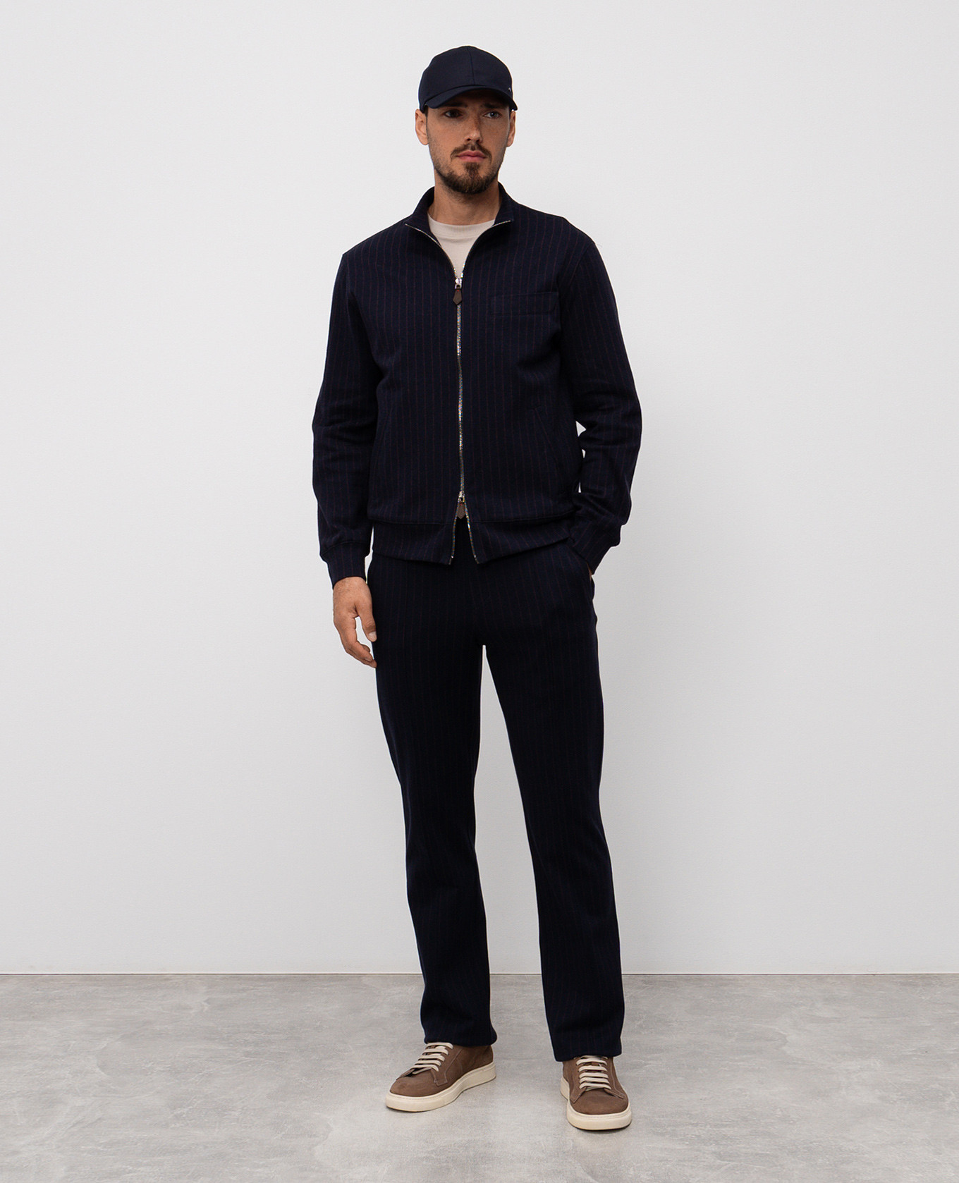 Blue striped sports jacket ISAIA
Blue striped sports jacket ISAIA