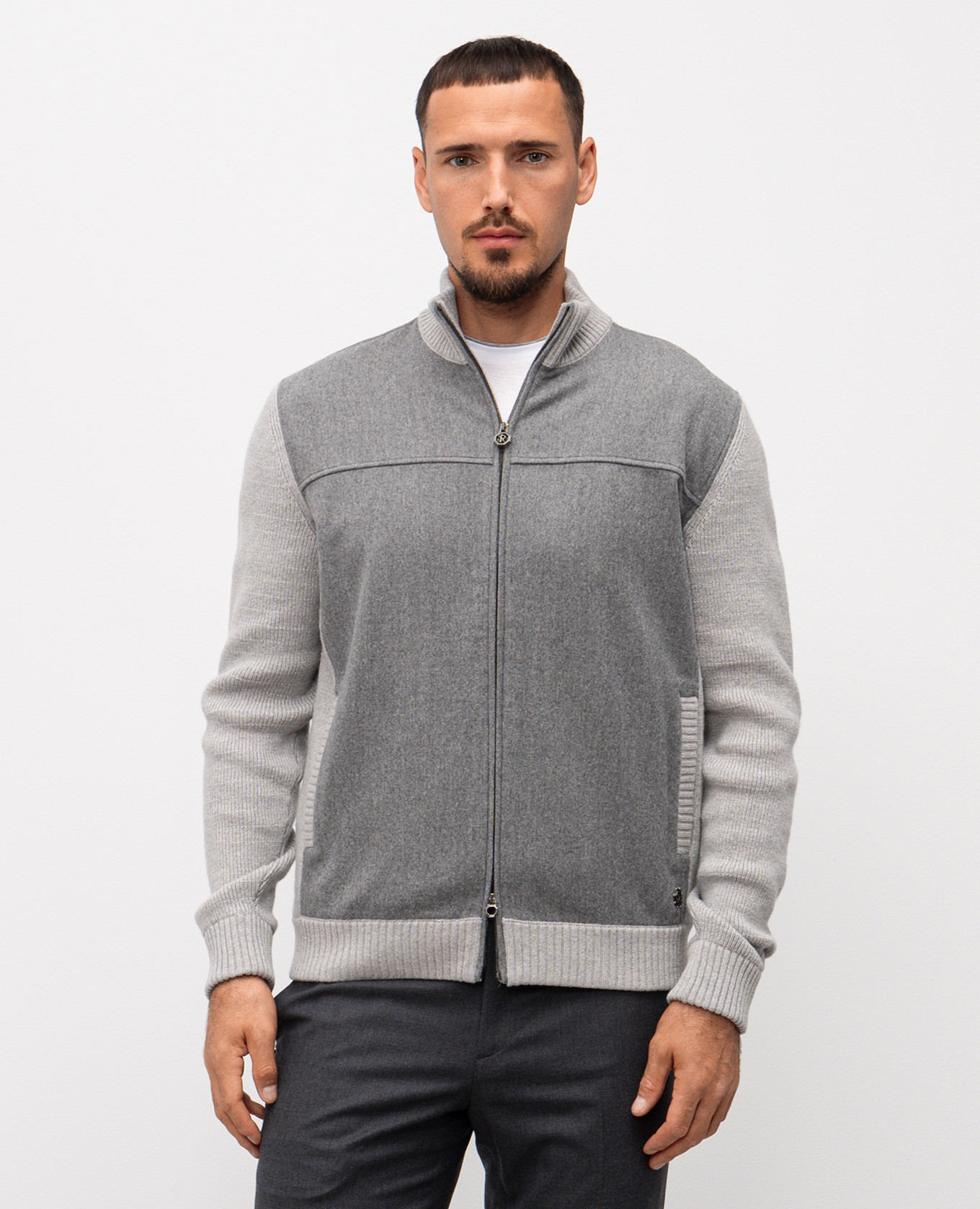 Gray wool and cashmere cardigan Stefano Ricci, Grey
Gray wool and cashmere cardigan Stefano Ricci, Grey