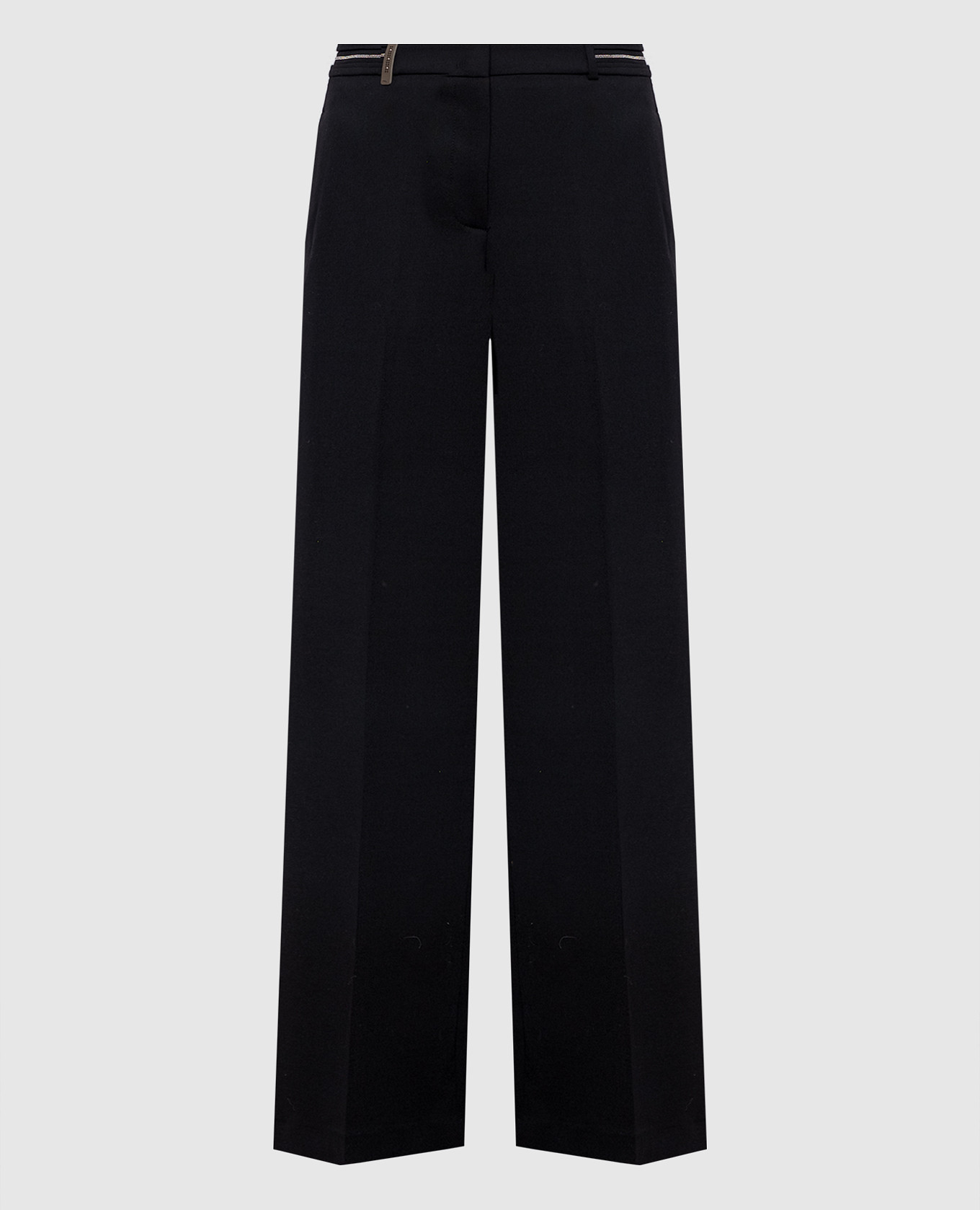 Black wool pants with monil chain Peserico
Black wool pants with monil chain Peserico