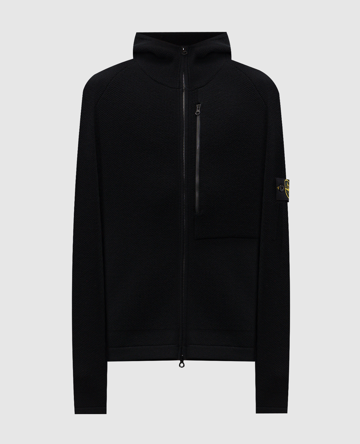 Black wool sports jacket with logo Stone Island
Black wool sports jacket with logo Stone Island