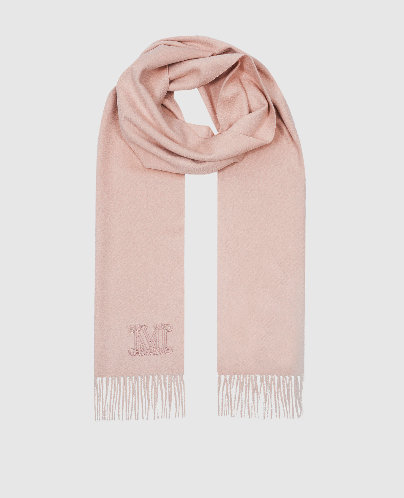 DALIA pink cashmere scarf with logo monogram embroidery Max Mara
DALIA pink cashmere scarf with logo monogram embroidery Max Mara