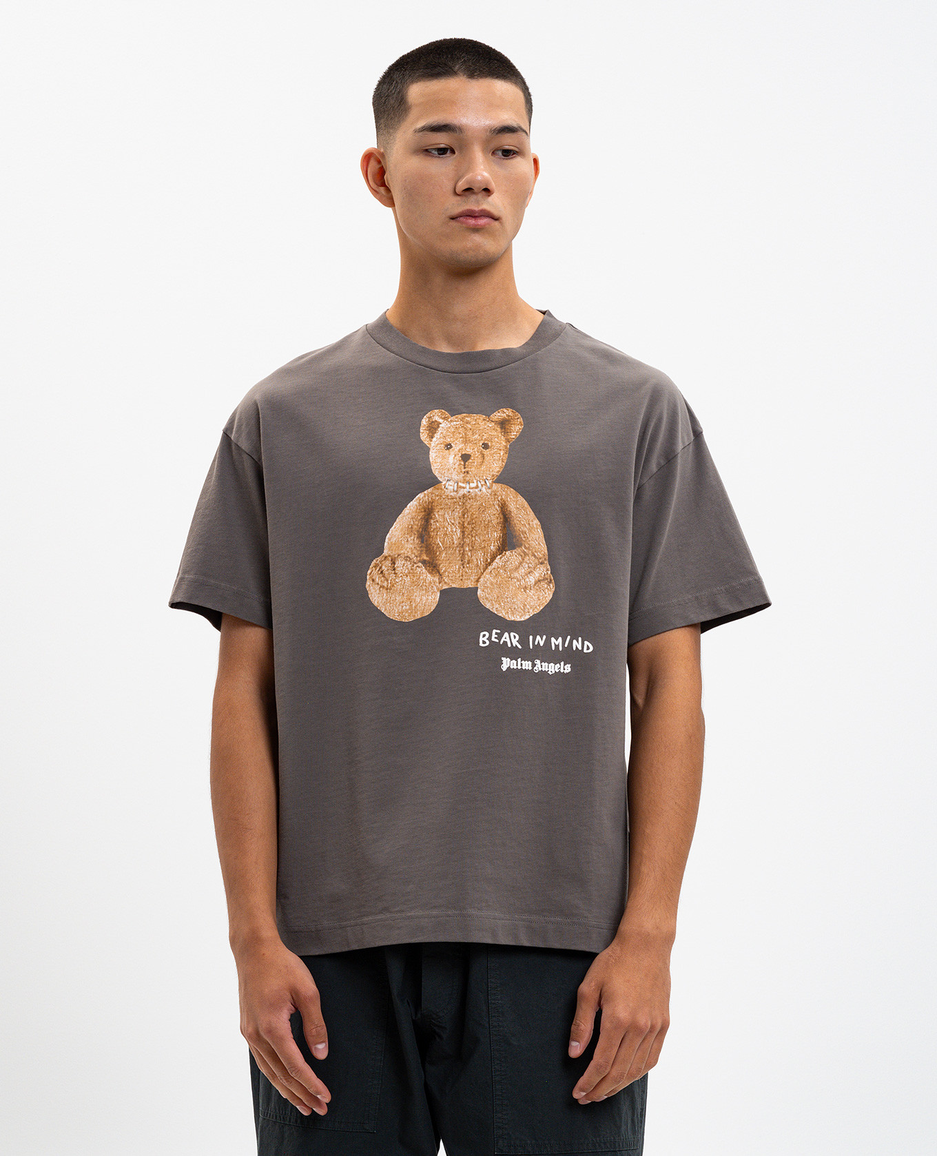Grey Bear in mind print t-shirt Palm Angels
Grey Bear in mind print t-shirt Palm Angels