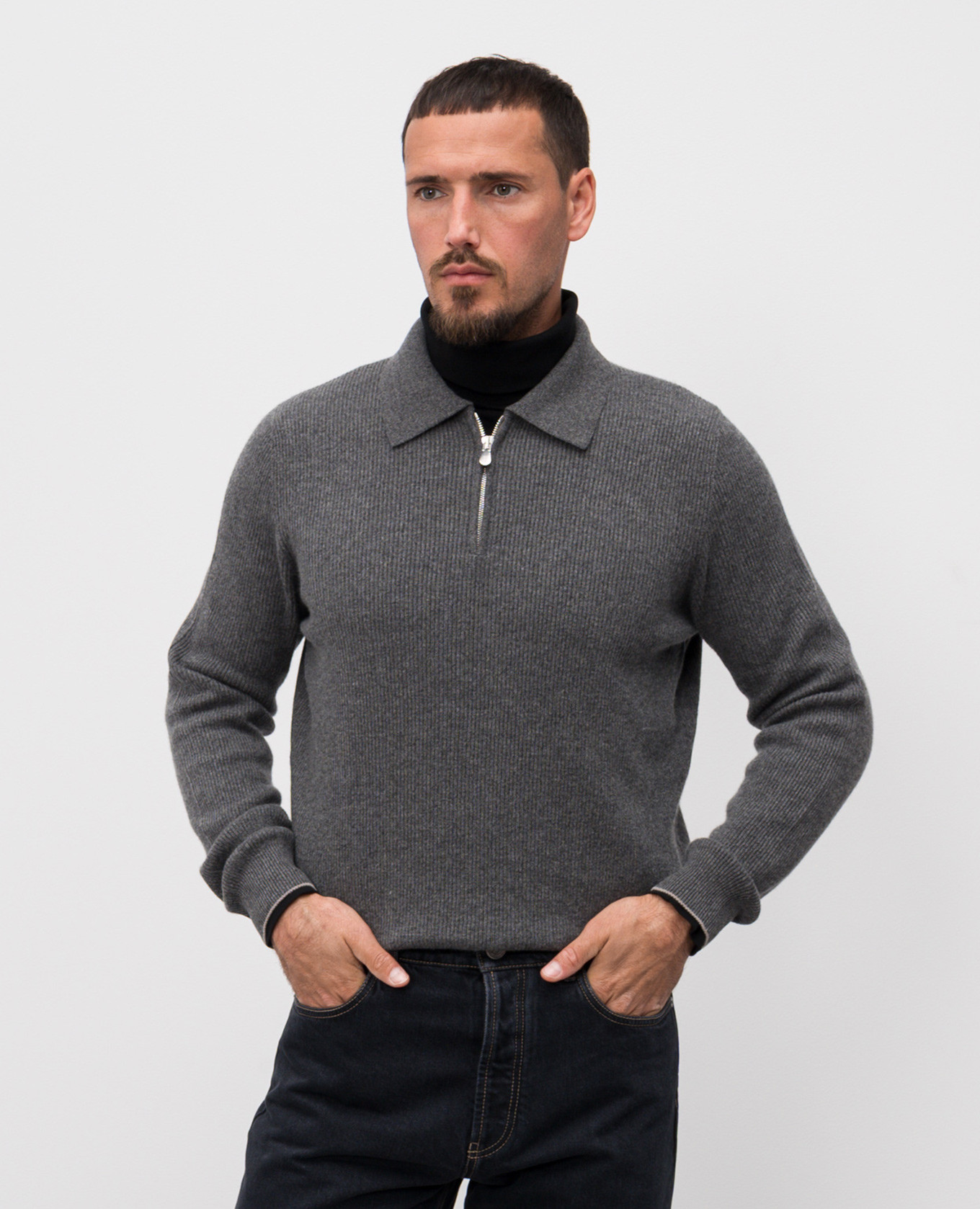 Grey ribbed cashmere sweater Brunello Cucinelli
Grey ribbed cashmere sweater Brunello Cucinelli