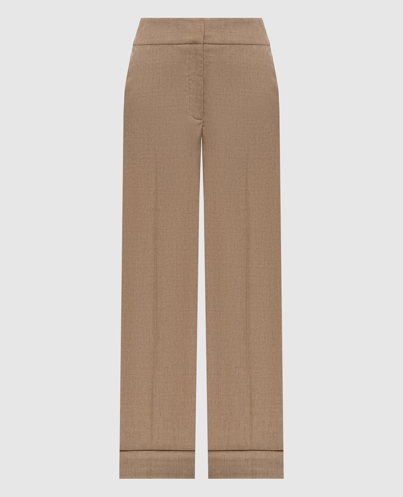 Beige wool and cashmere trousers with lapels Peserico
Beige wool and cashmere trousers with lapels Peserico