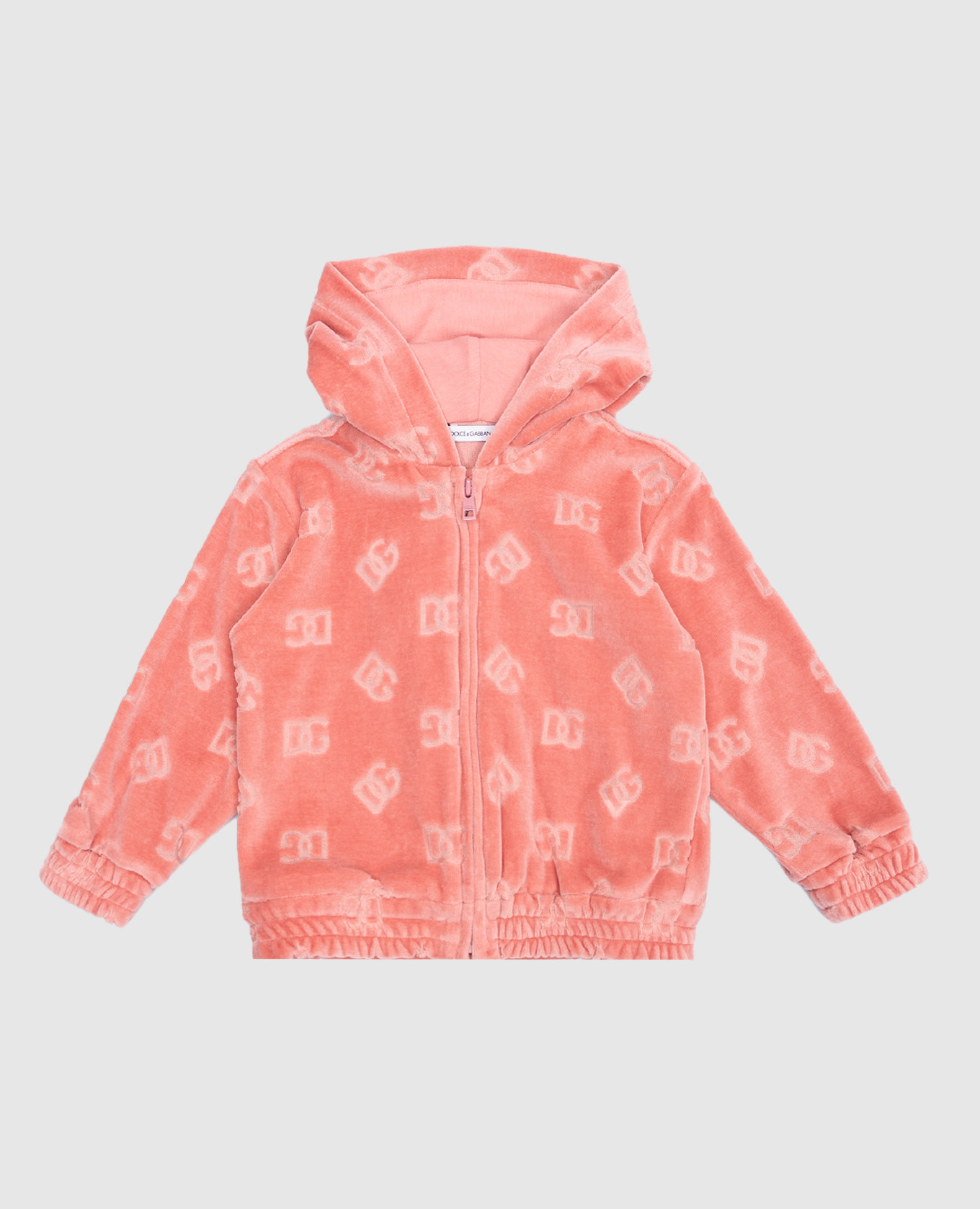 Children's pink velvet sports jacket with monogram logo pattern Dolce&Gabbana
Children's pink velvet sports jacket with monogram logo pattern Dolce&Gabbana