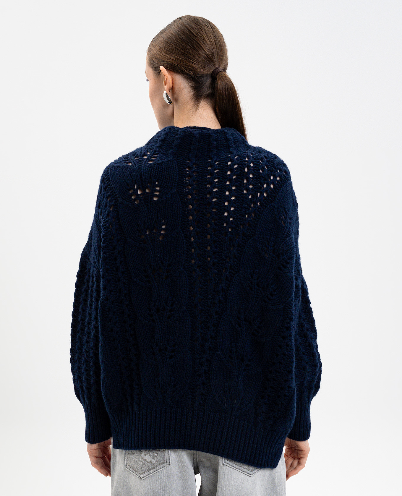 Blue cashmere sweater with textured pattern Ermanno Scervino
Blue cashmere sweater with textured pattern Ermanno Scervino