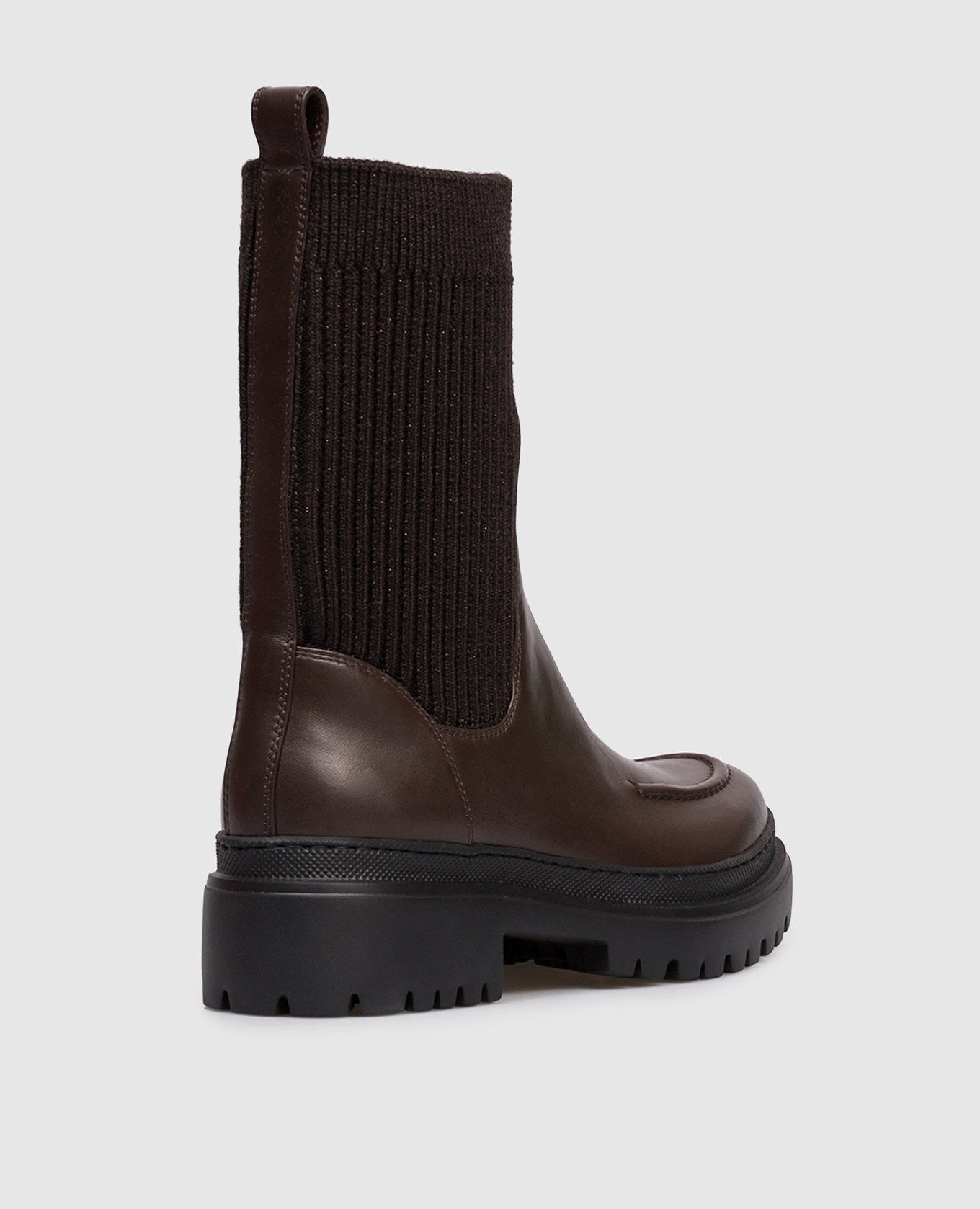 Brown combination boots with lurex Peserico
Brown combination boots with lurex Peserico