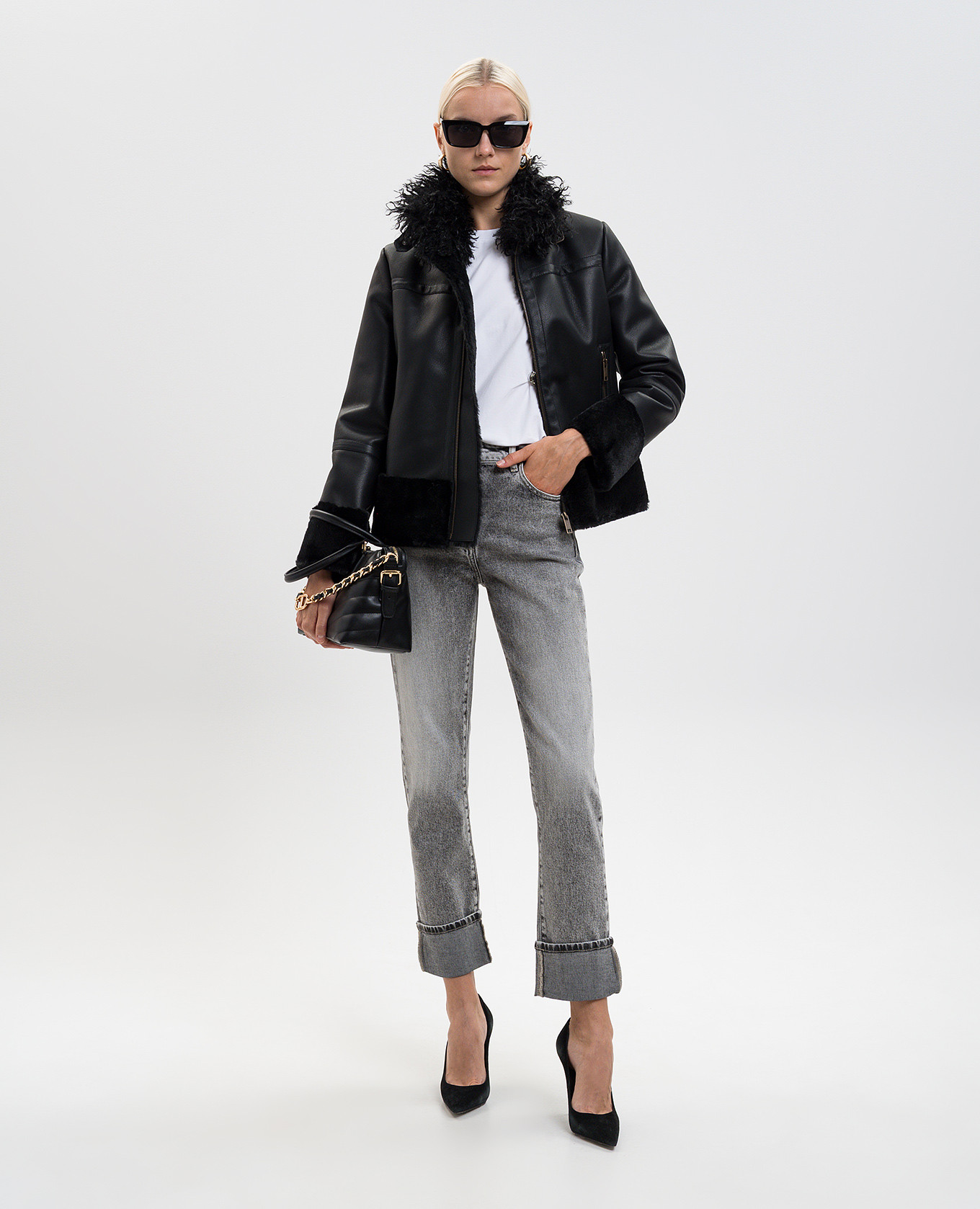 Grey jeans with cuffs Twinset
Grey jeans with cuffs Twinset