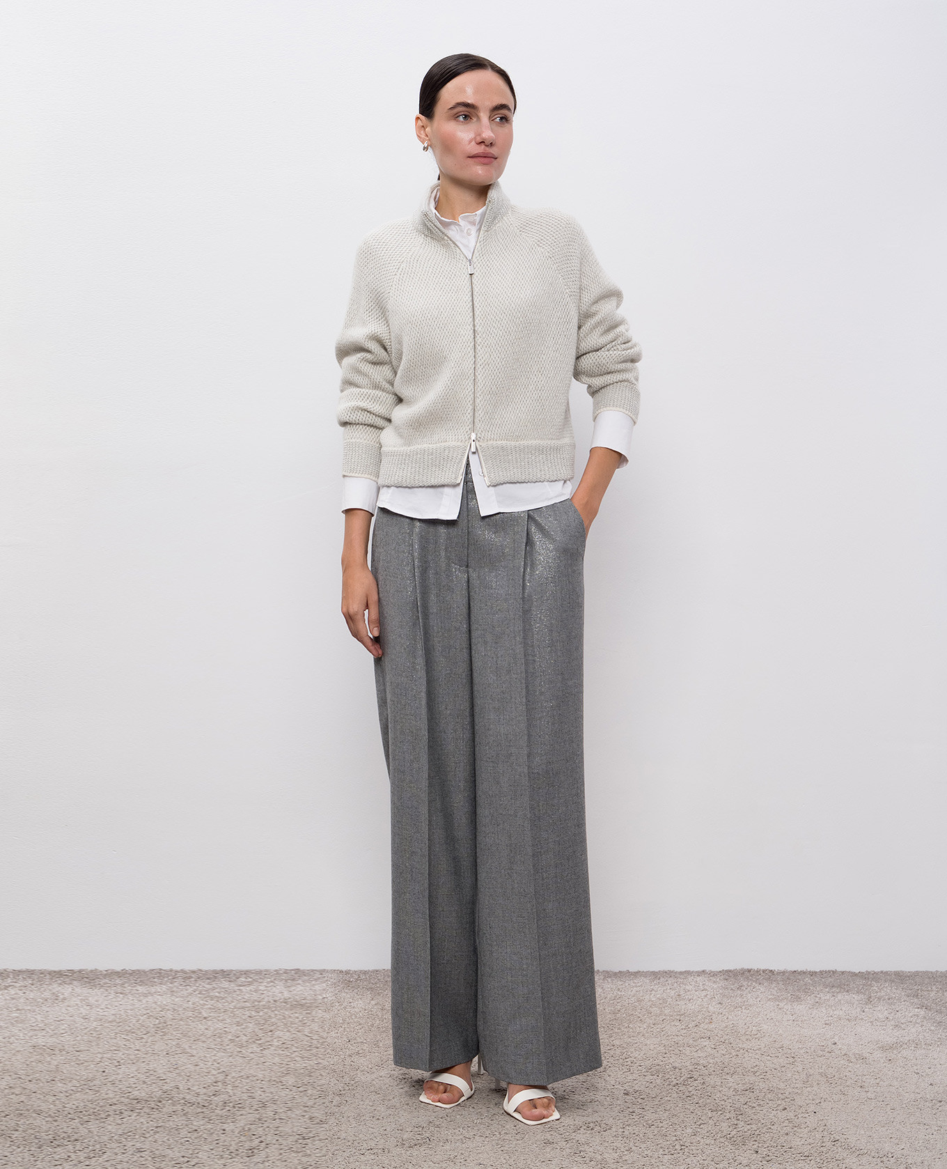 Gray wool pants Peserico, Grey
Gray wool pants Peserico, Grey