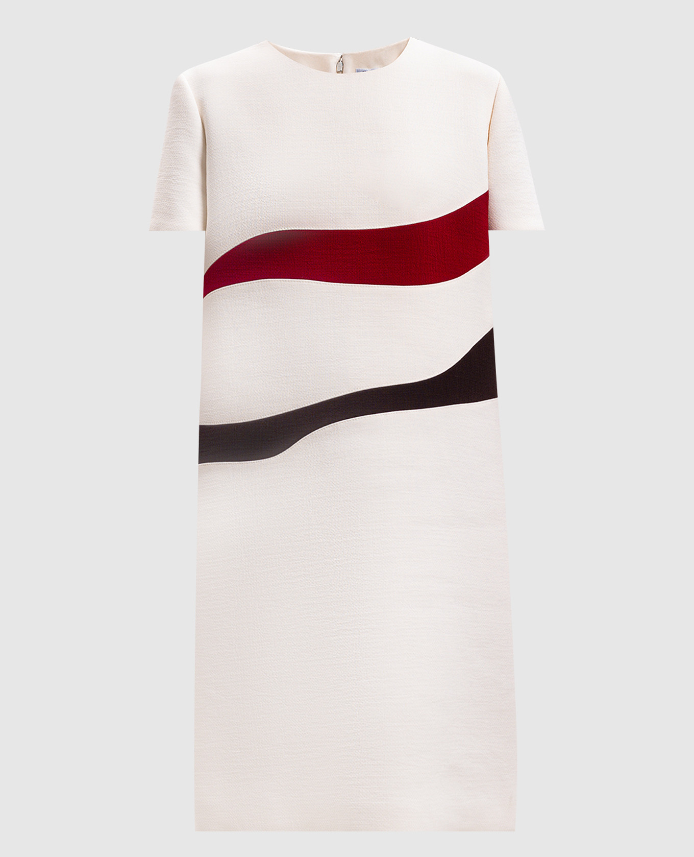 White dress made of wool with contrasting inserts Christian Dior, Белый
White dress made of wool with contrasting inserts Christian Dior, Белый