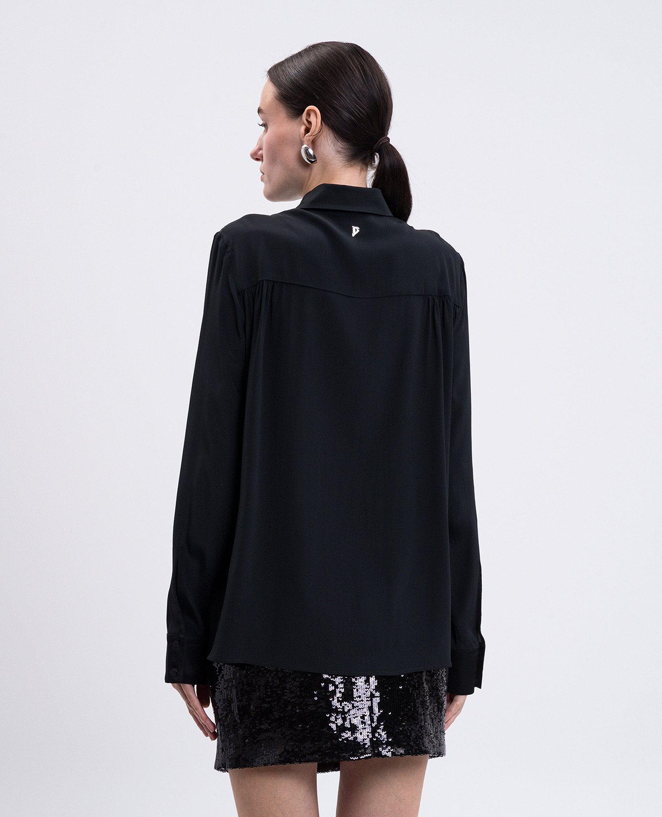 Black blouse with silk Dondup
Black blouse with silk Dondup