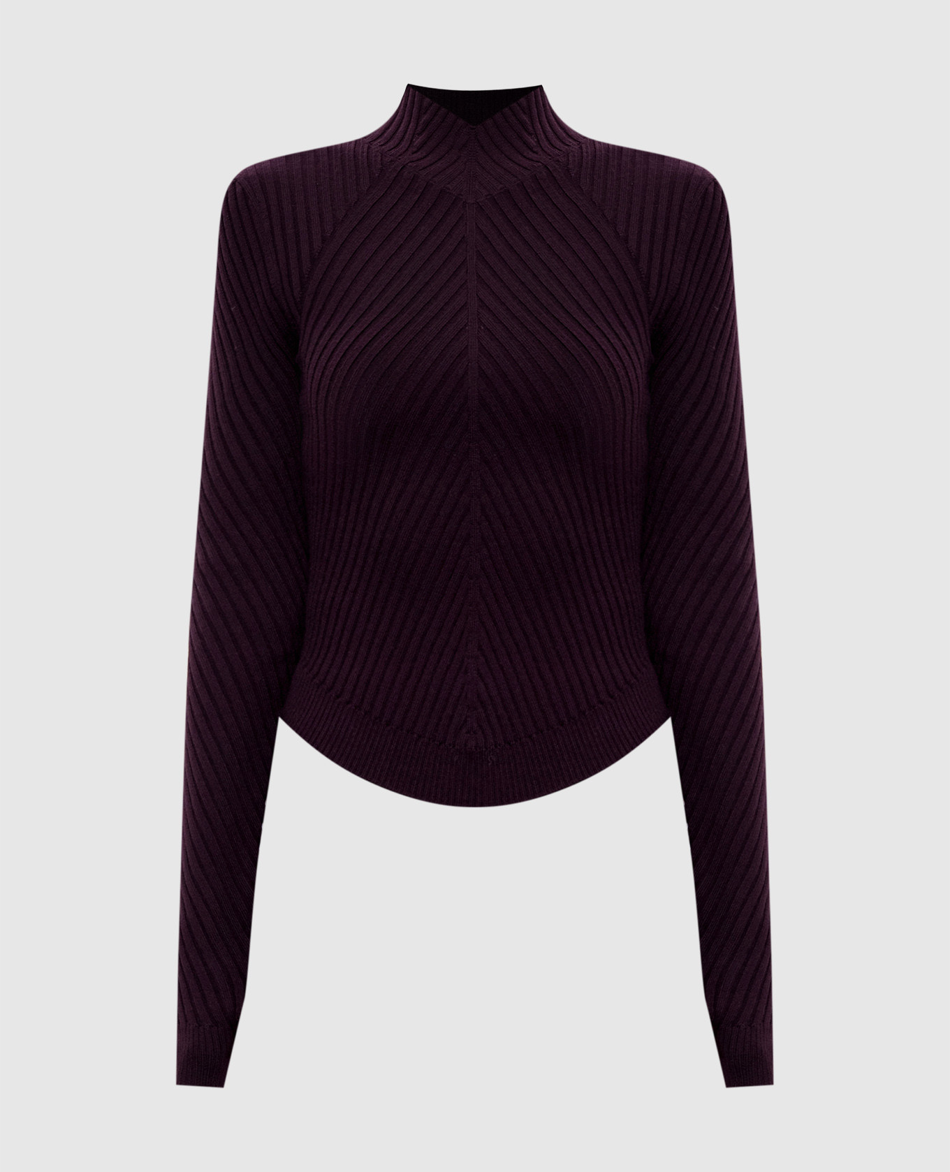 Burgundy ribbed merino wool jumper Victoria Beckham
Burgundy ribbed merino wool jumper Victoria Beckham