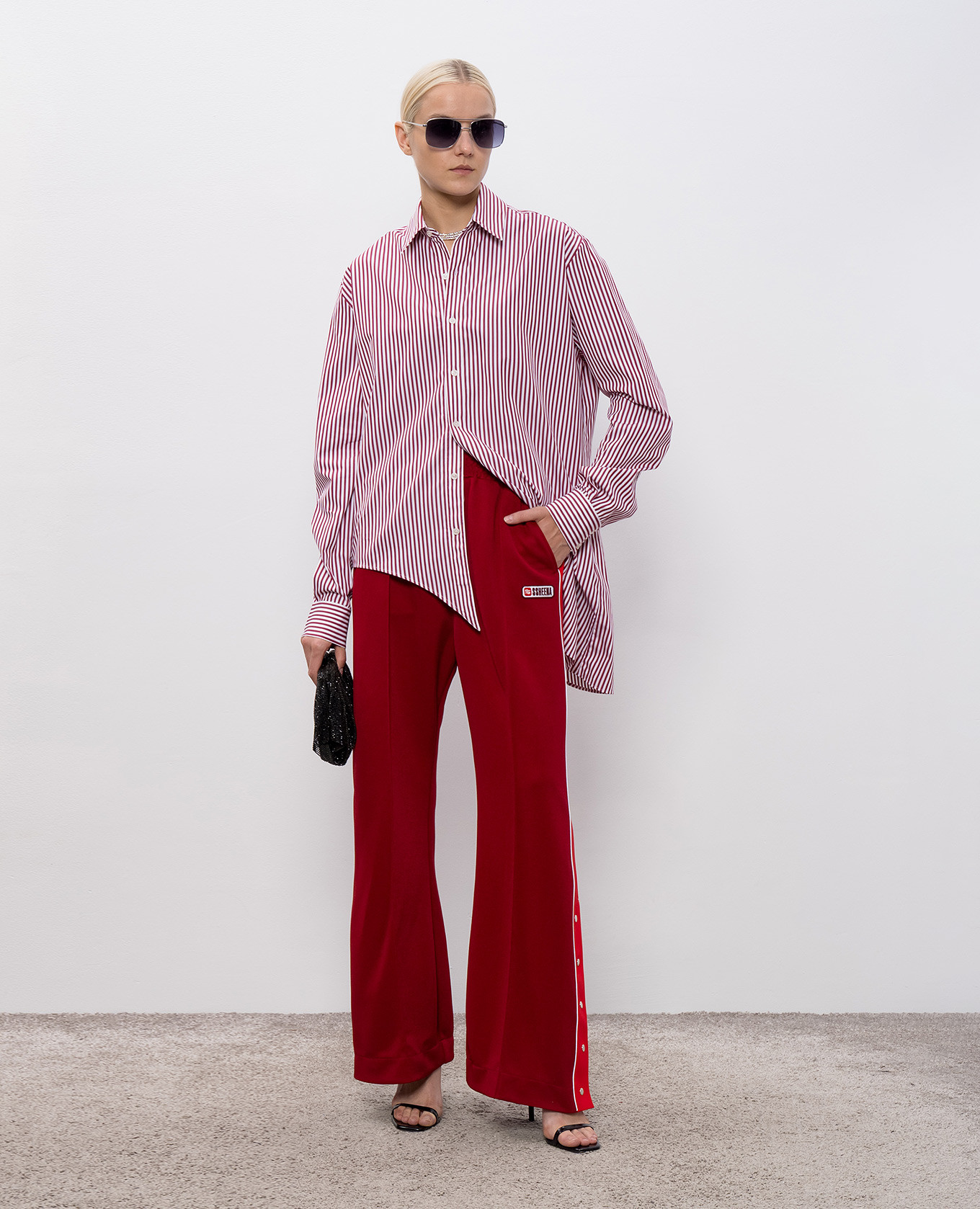 White striped Canotta shirt SSHEENA
White striped Canotta shirt SSHEENA