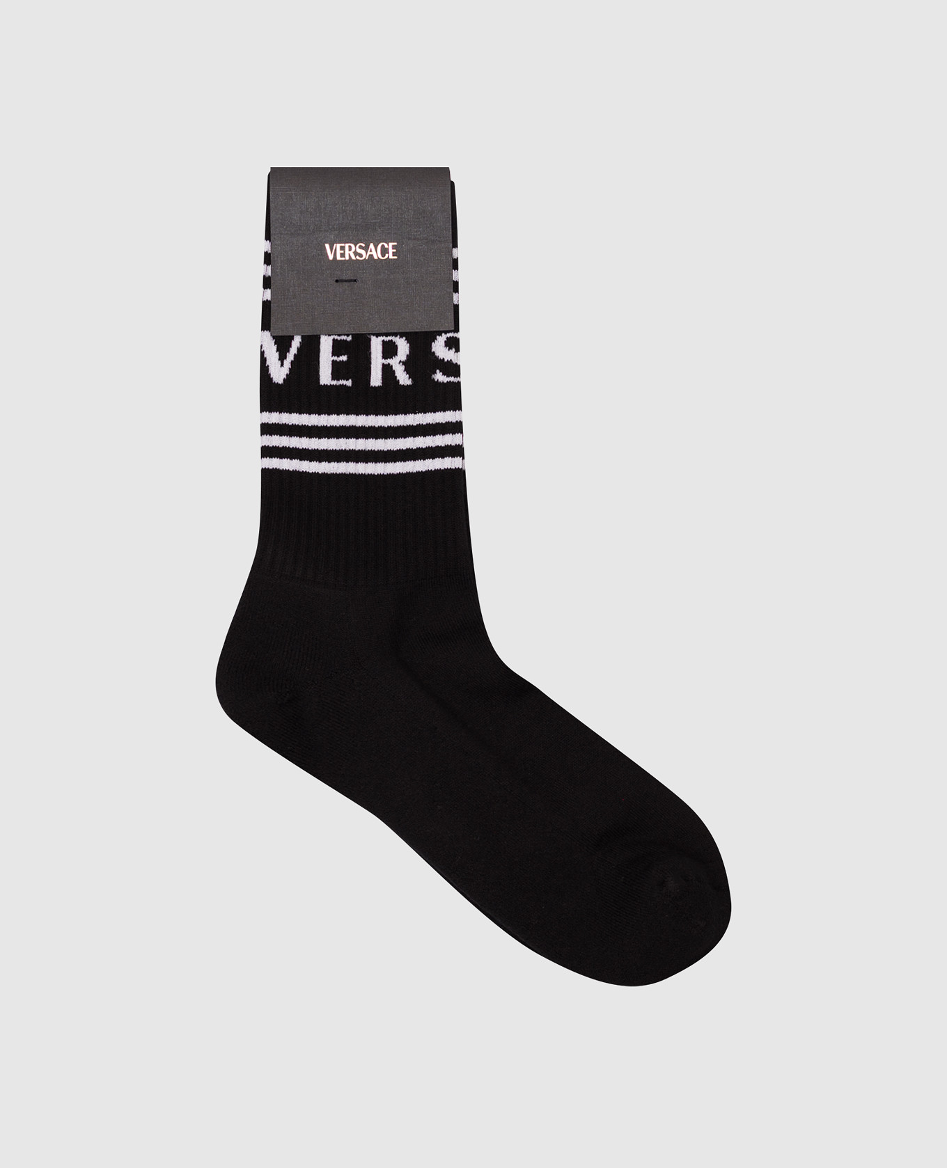 Black socks with logo Versace
Black socks with logo Versace