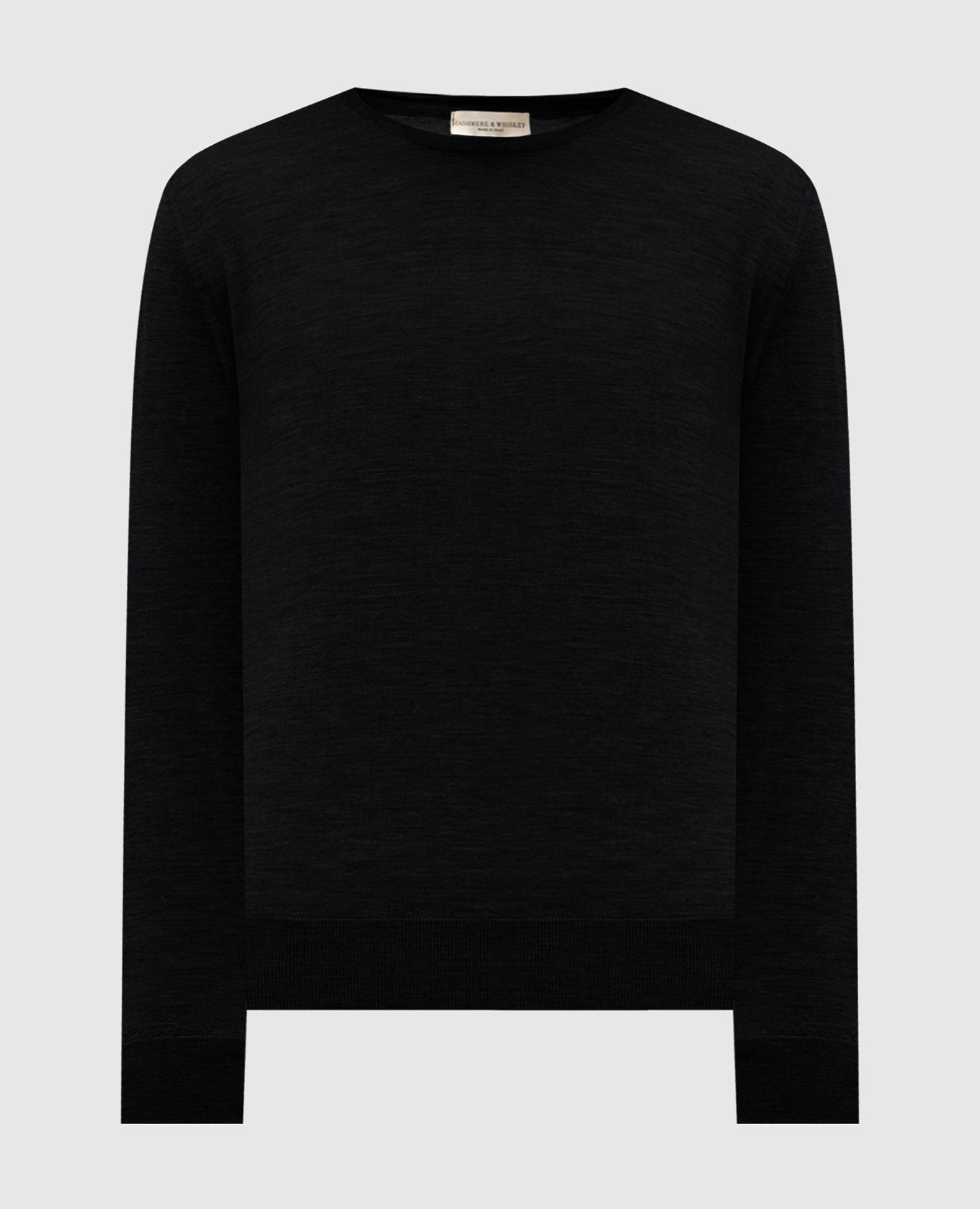 Black merino wool jumper Cashmere&Whiskey
Black merino wool jumper Cashmere&Whiskey
