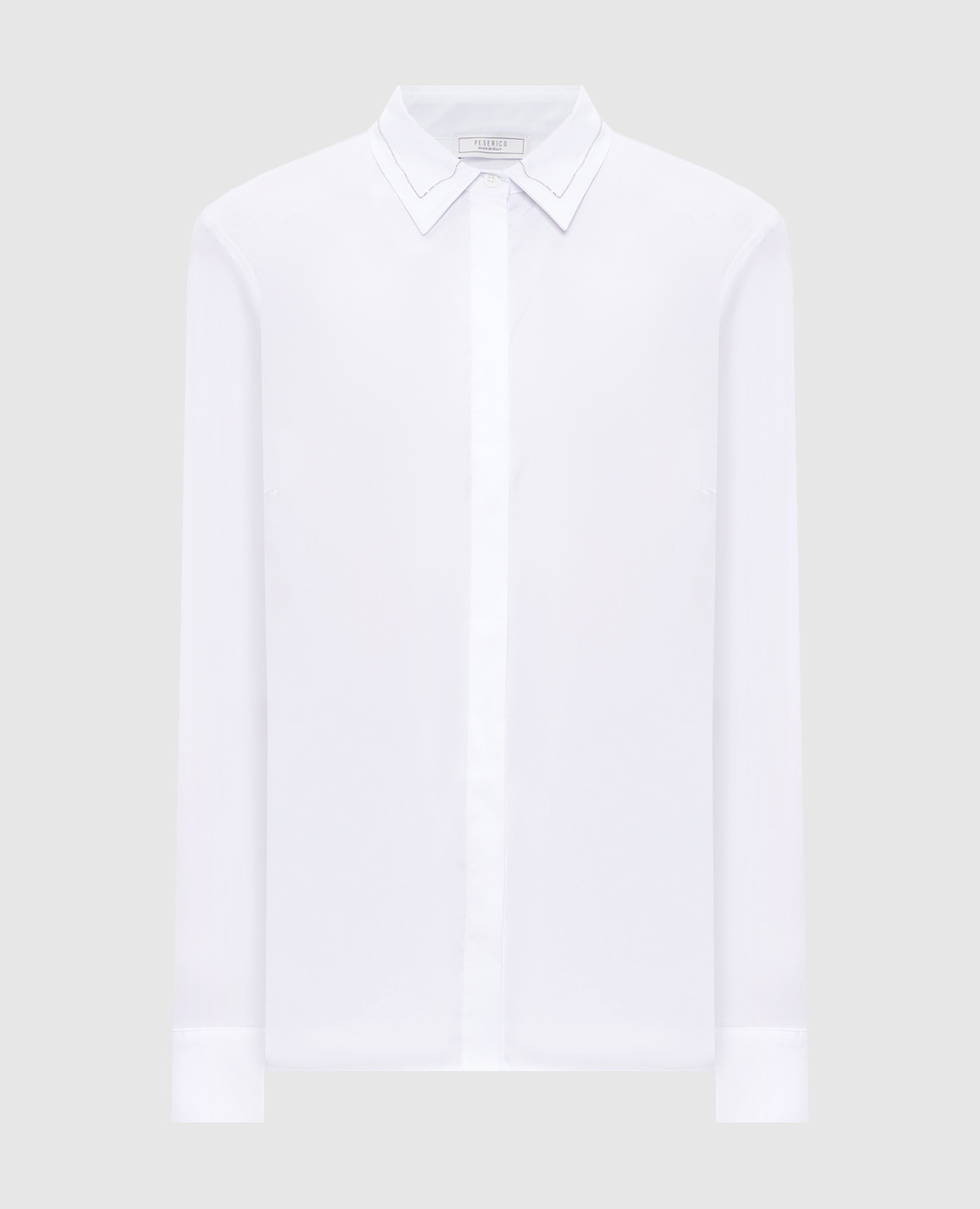 White shirt with a monil chain Peserico
White shirt with a monil chain Peserico