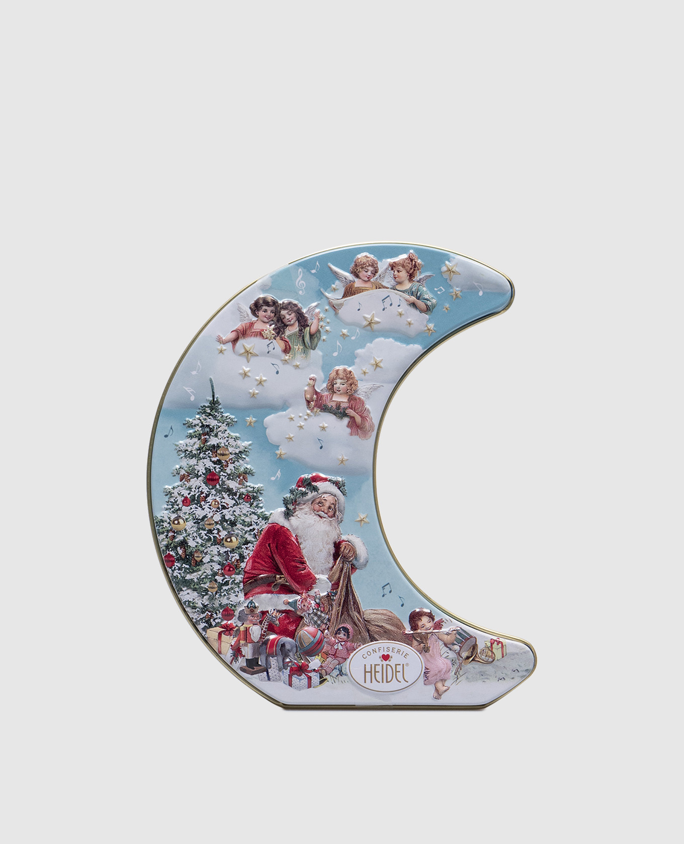 A set of Merry Christmas candies in a gift box in the shape of a moon Heidel, Light blue
A set of Merry Christmas candies in a gift box in the shape of a moon Heidel, Light blue