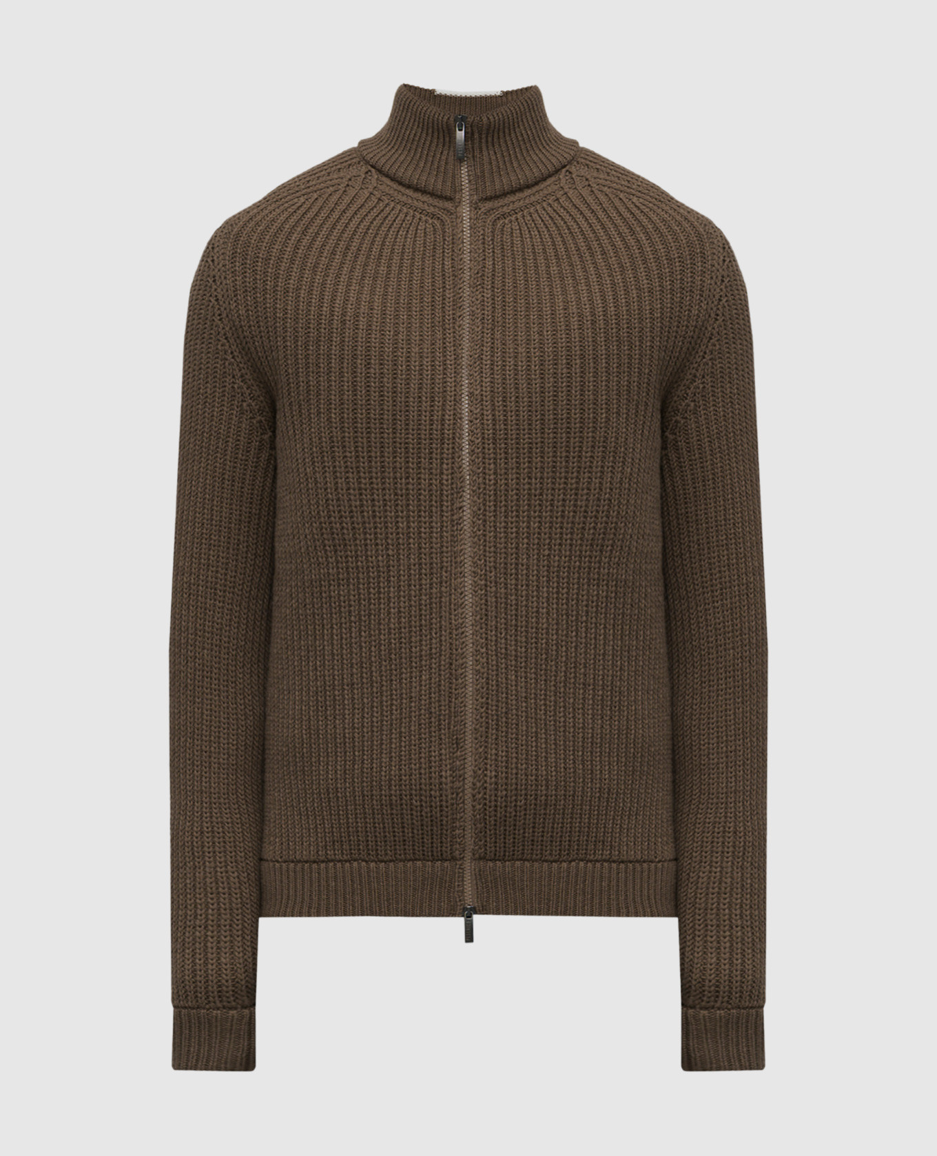 Khaki wool cardigan Peserico
Khaki wool cardigan Peserico