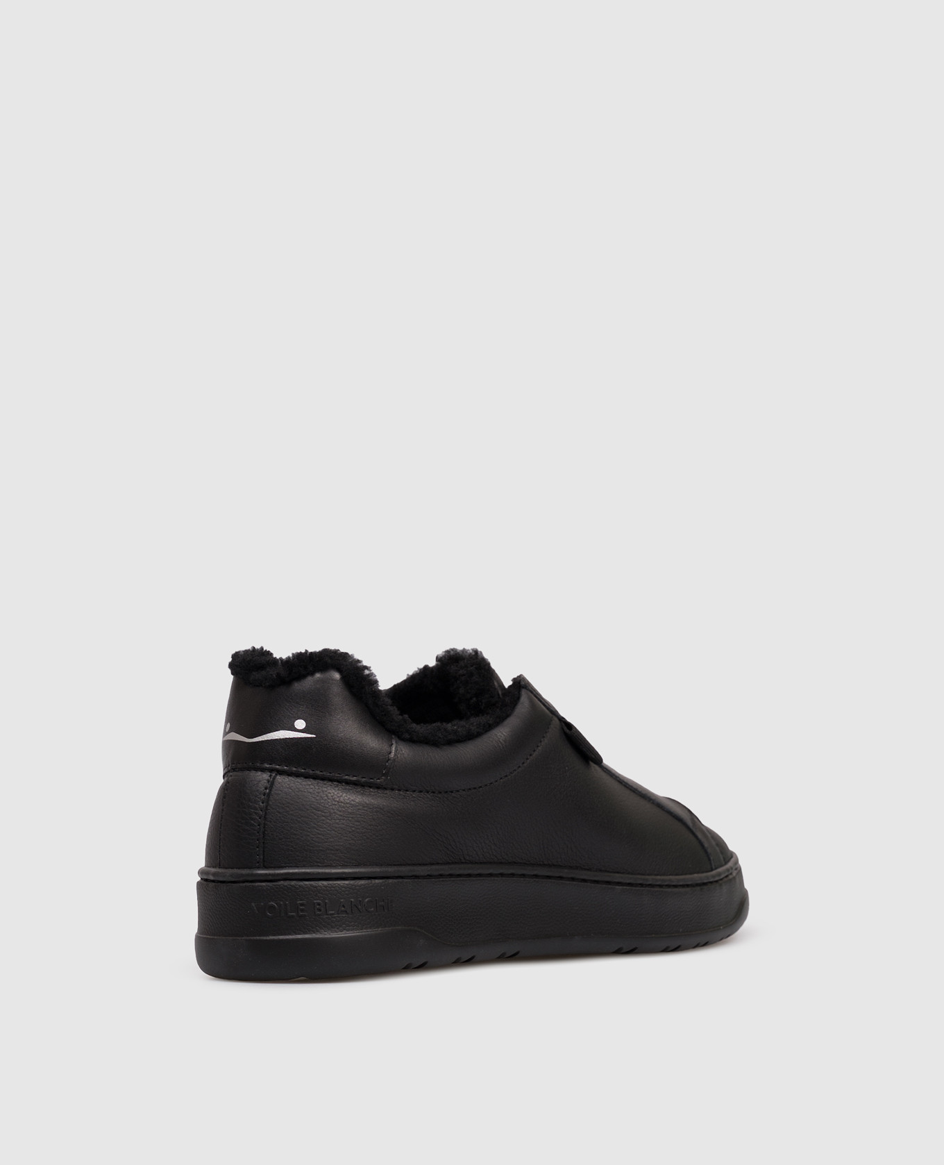 Black leather LAYTON sneakers with fur Voile Blanche
Black leather LAYTON sneakers with fur Voile Blanche