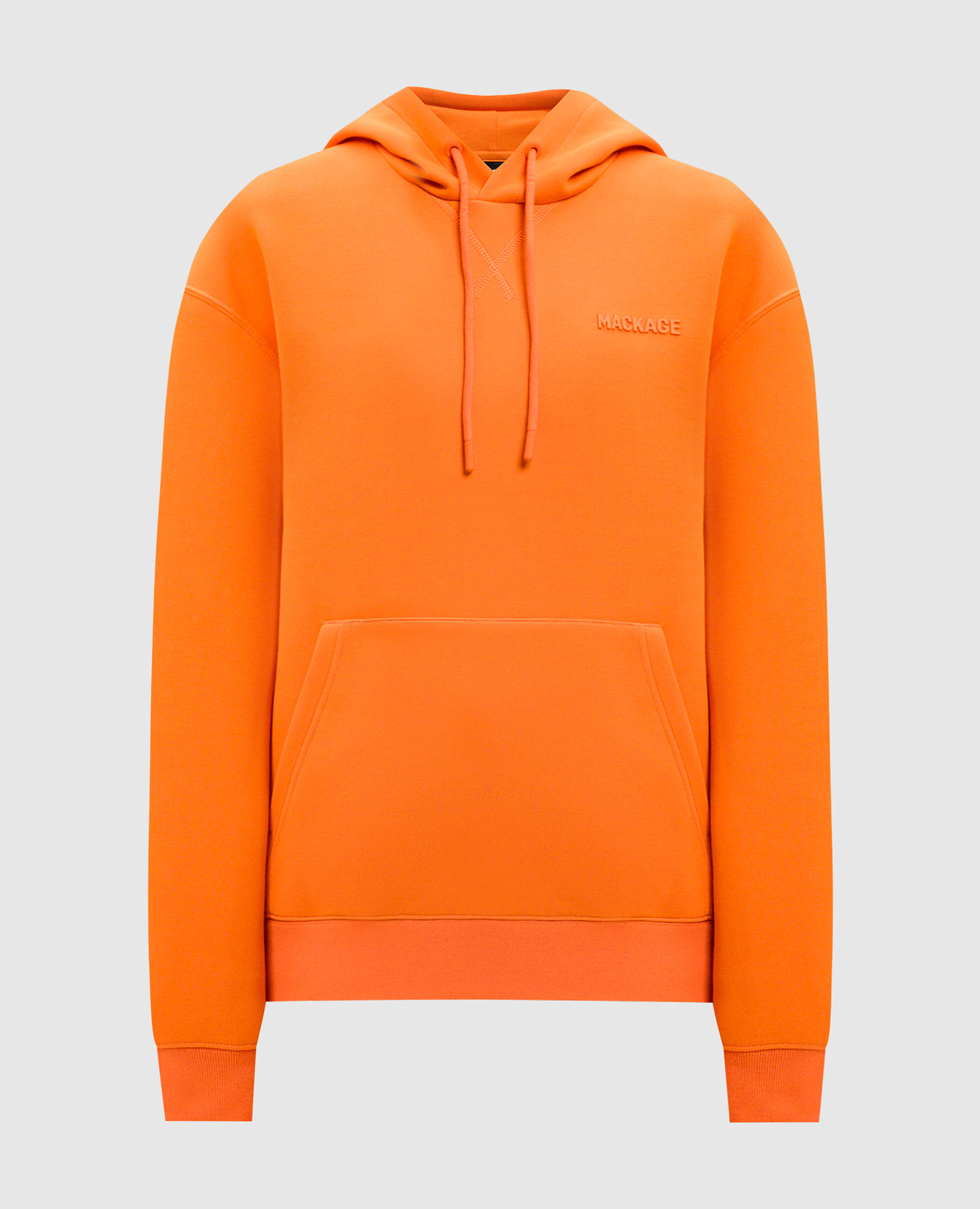 Orange hoodie with textured logo Mackage
Orange hoodie with textured logo Mackage