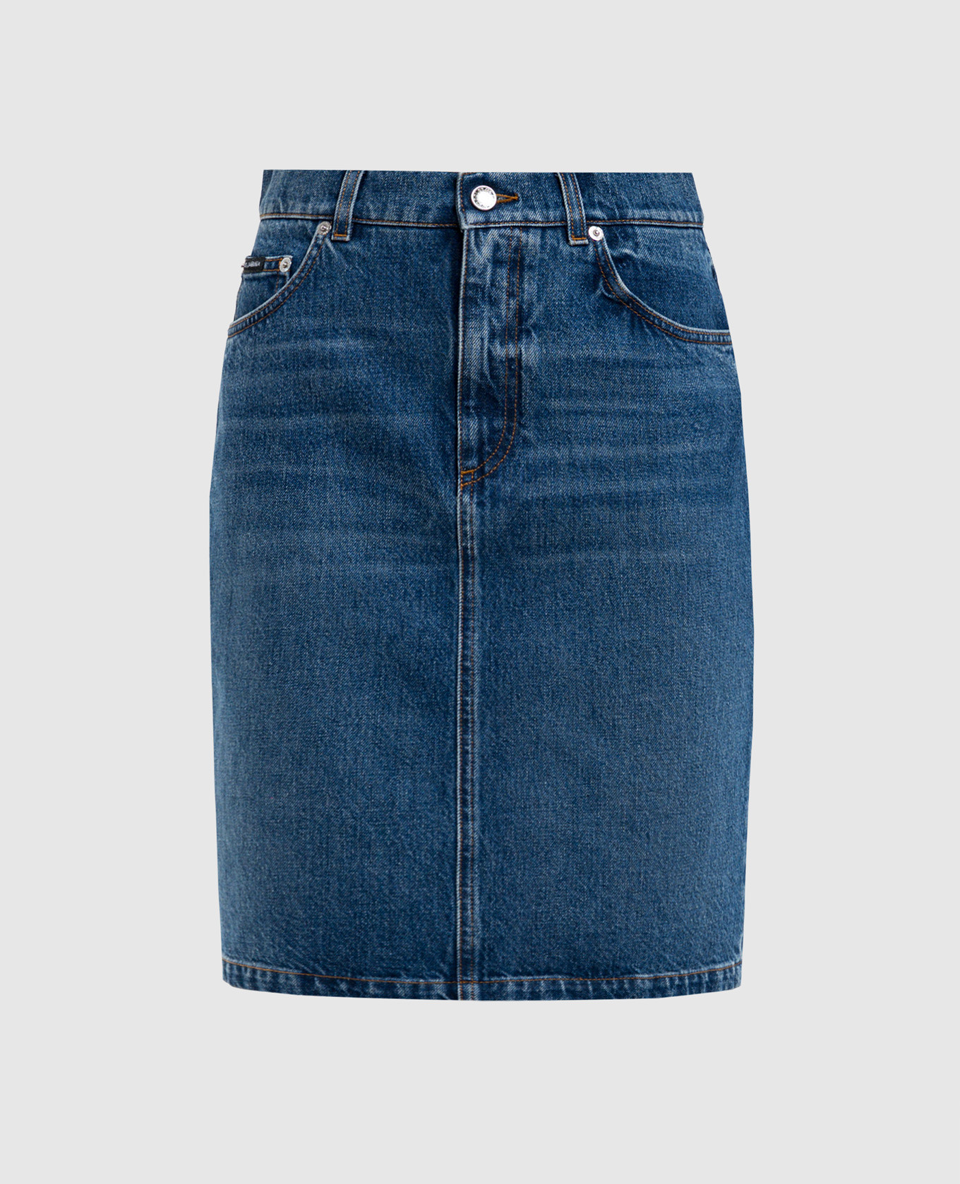 Blue denim skirt with logo Dolce&Gabbana
Blue denim skirt with logo Dolce&Gabbana