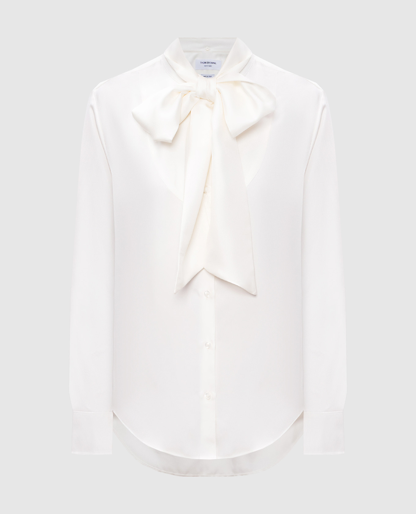 White silk blouse Thom Browne
White silk blouse Thom Browne