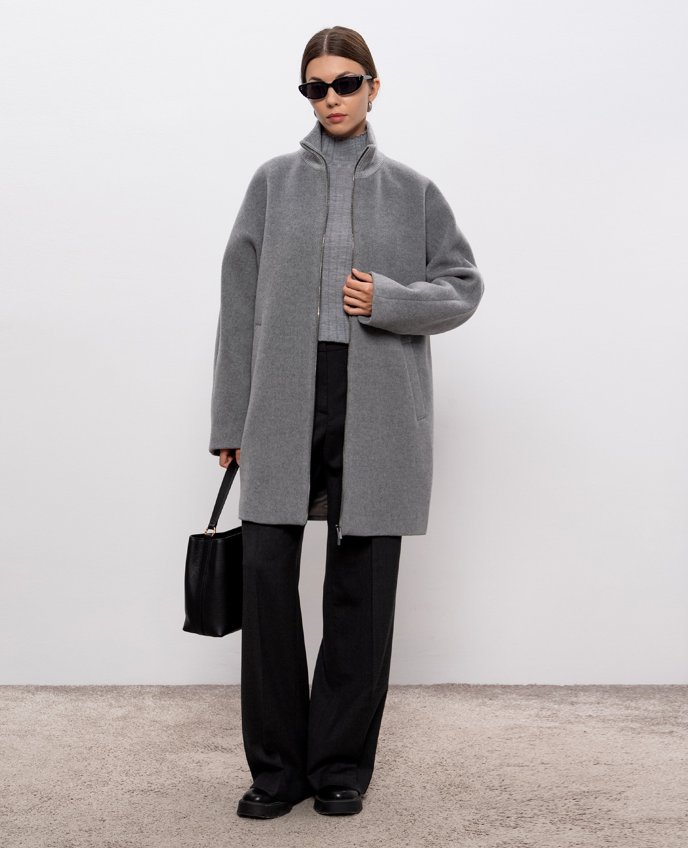 Gray wool golf with lurex Peserico, Grey
Gray wool golf with lurex Peserico, Grey