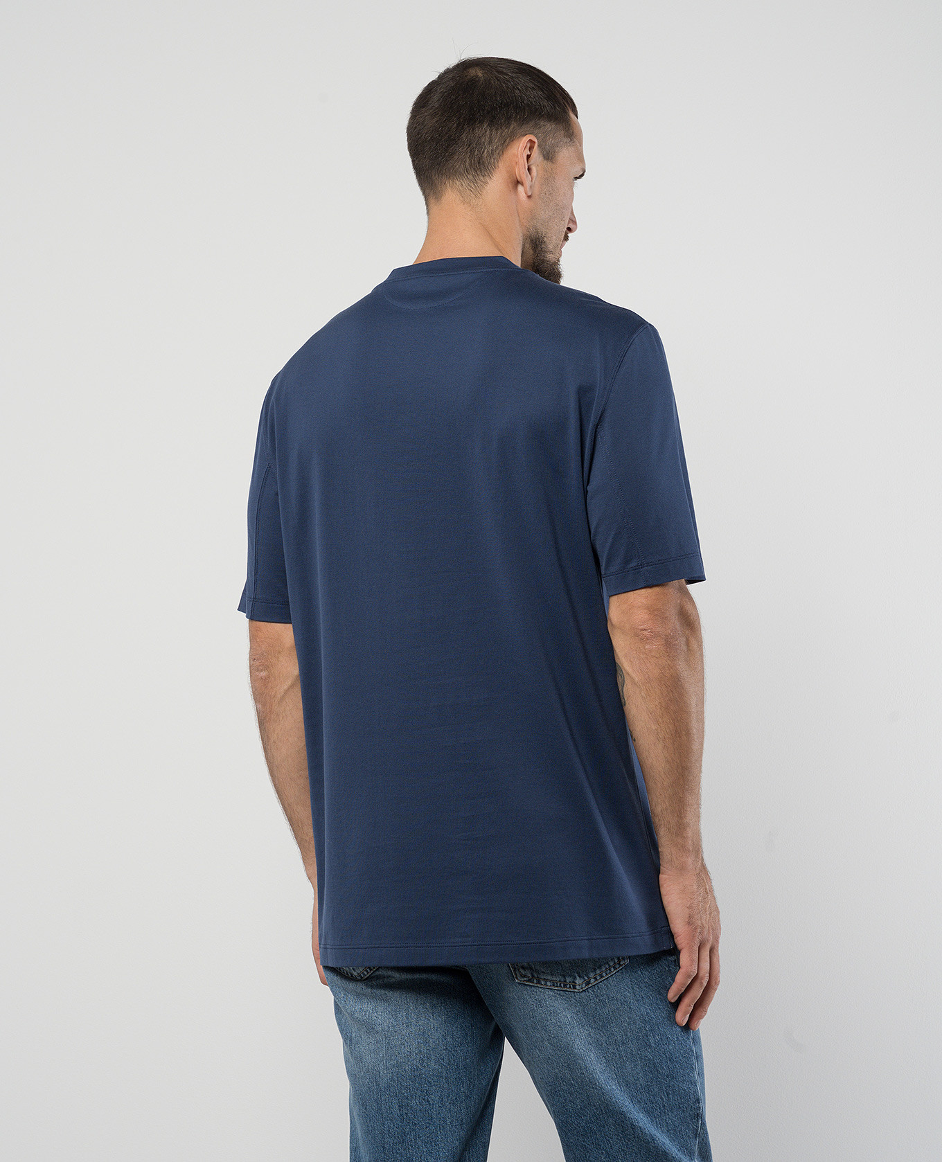 Blue t-shirt with Eternal Balance print Brunello Cucinelli
Blue t-shirt with Eternal Balance print Brunello Cucinelli