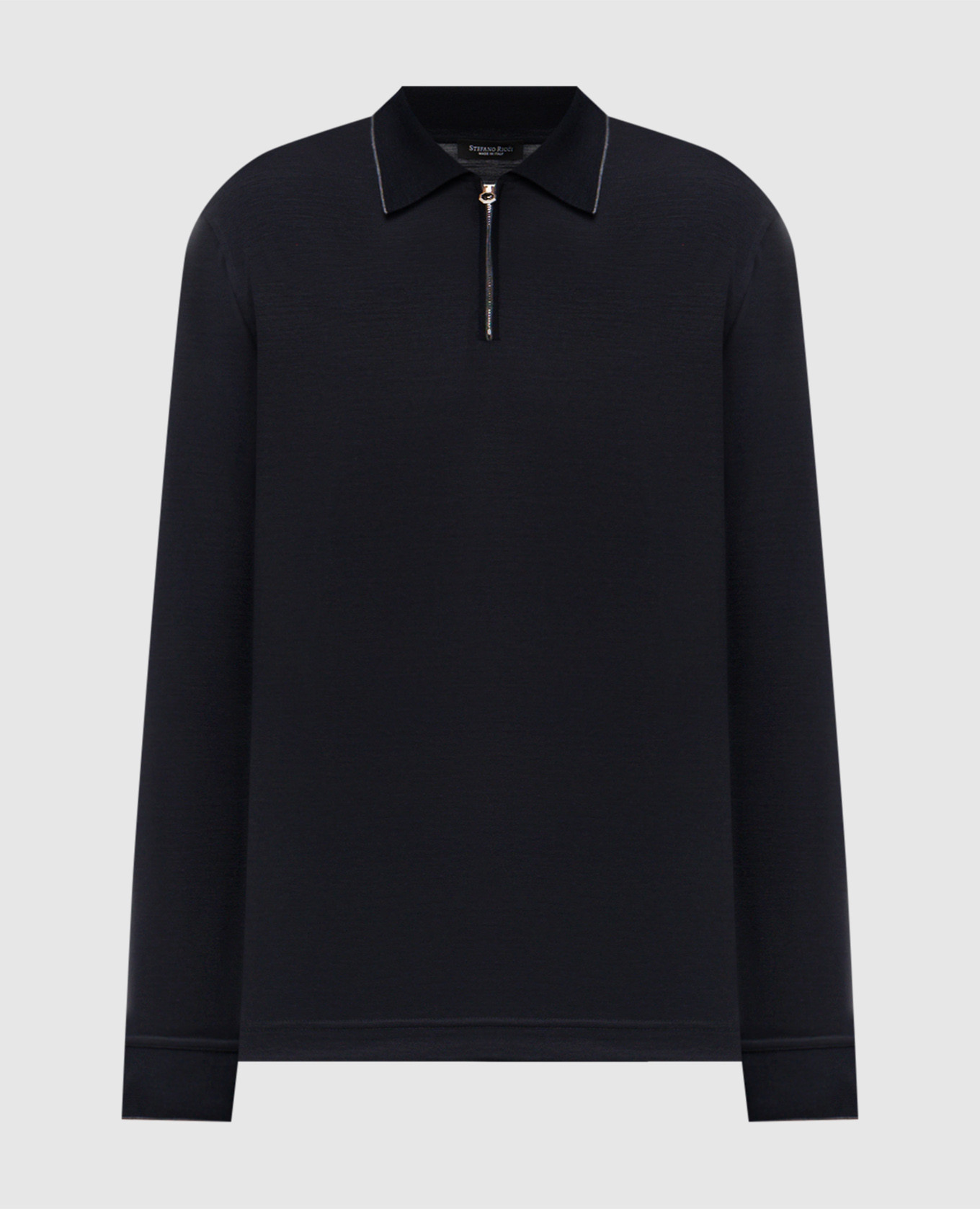 Blue wool polo shirt with emblem Stefano Ricci
Blue wool polo shirt with emblem Stefano Ricci