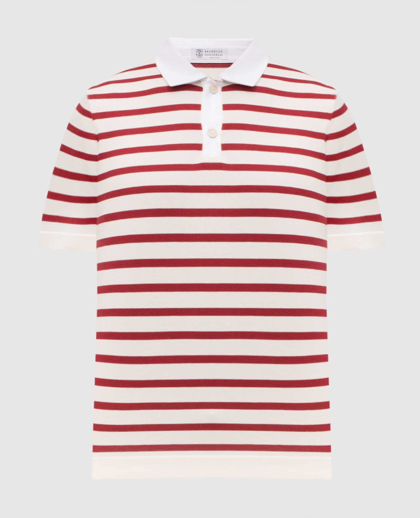 Beige striped polo shirt Brunello Cucinelli
Beige striped polo shirt Brunello Cucinelli