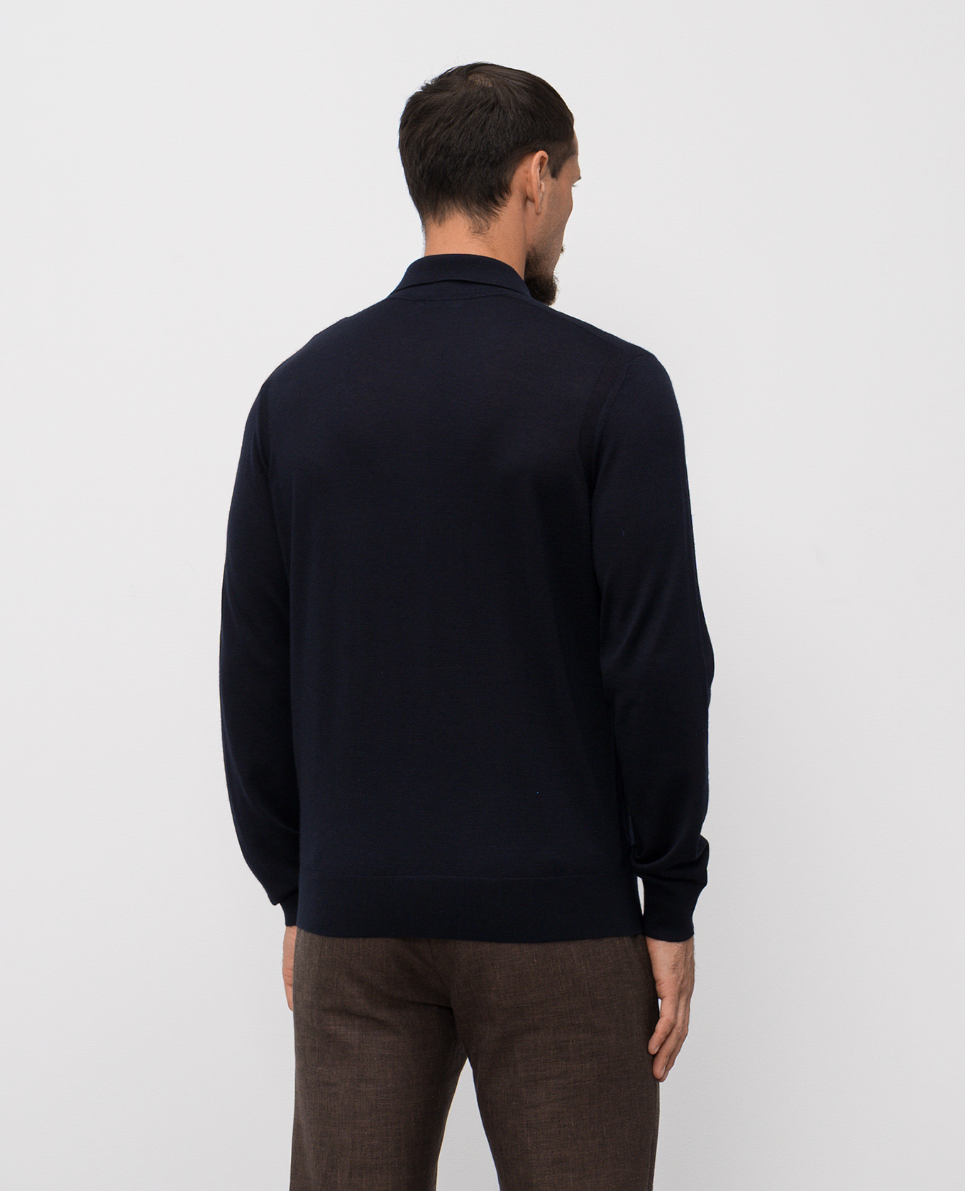 Blue cashmere and silk polo shirt with logo Stefano Ricci
Blue cashmere and silk polo shirt with logo Stefano Ricci