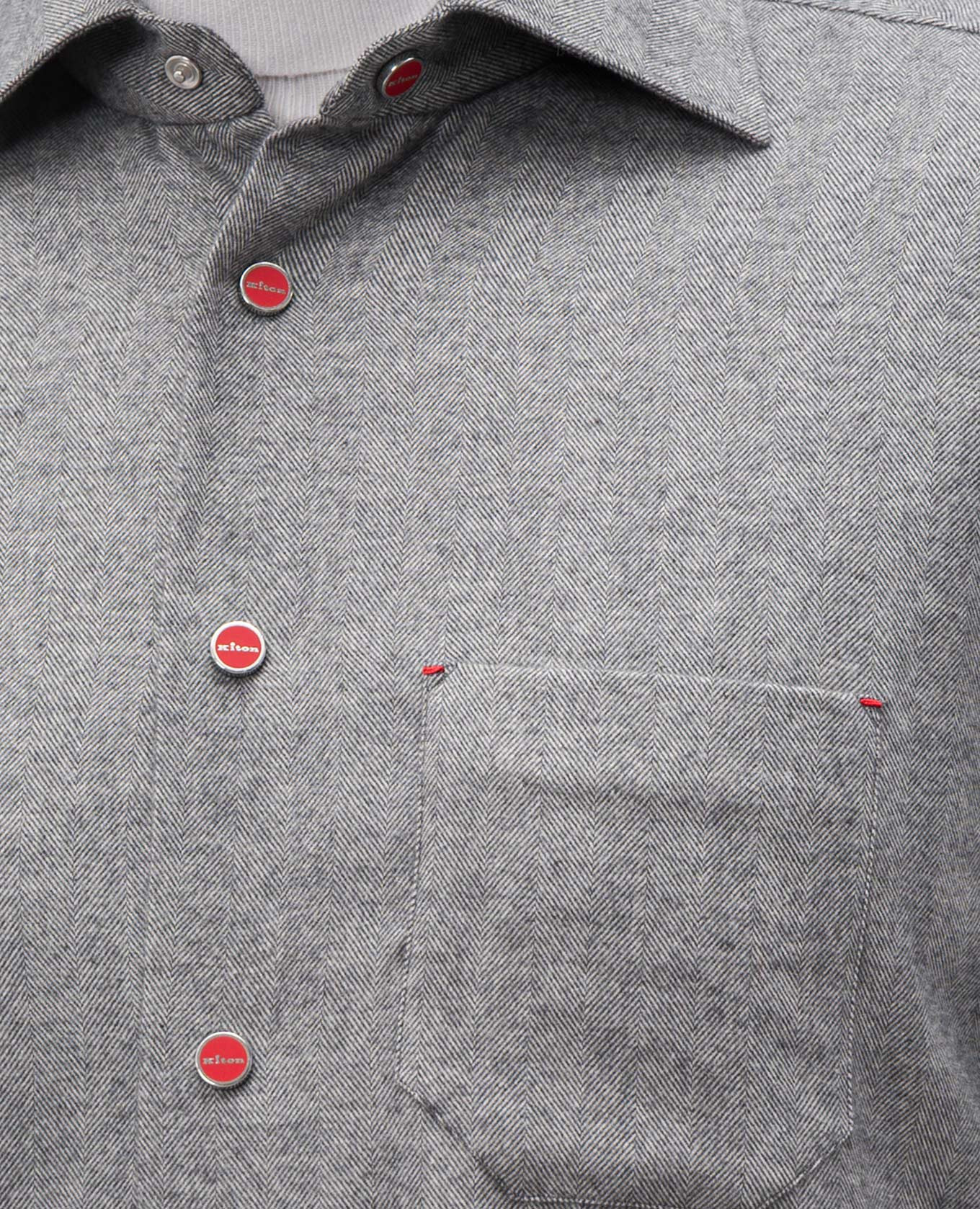 Gray button-down shirt Kiton, Grey
Gray button-down shirt Kiton, Grey