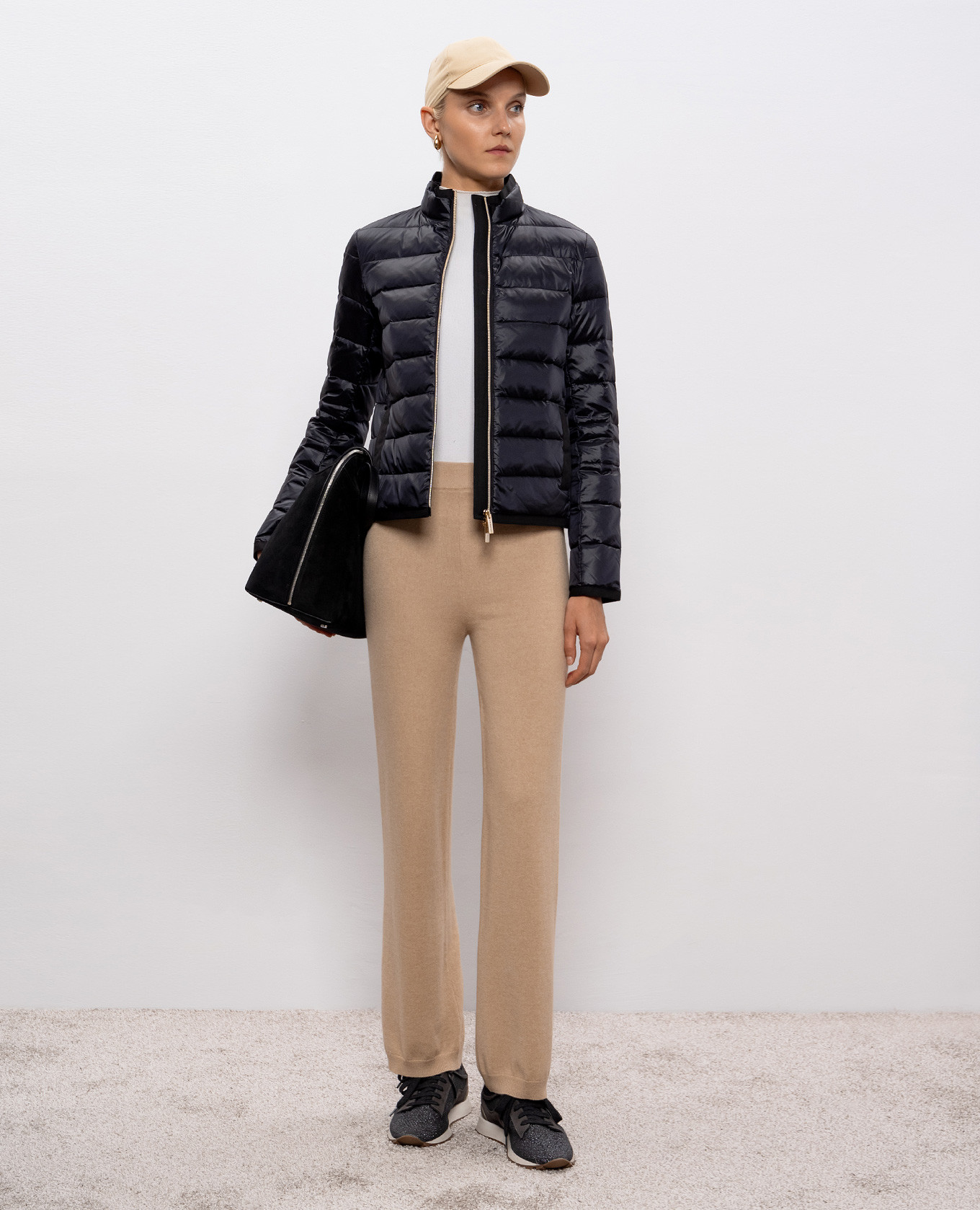 Black quilted down jacket Be Florence
Black quilted down jacket Be Florence