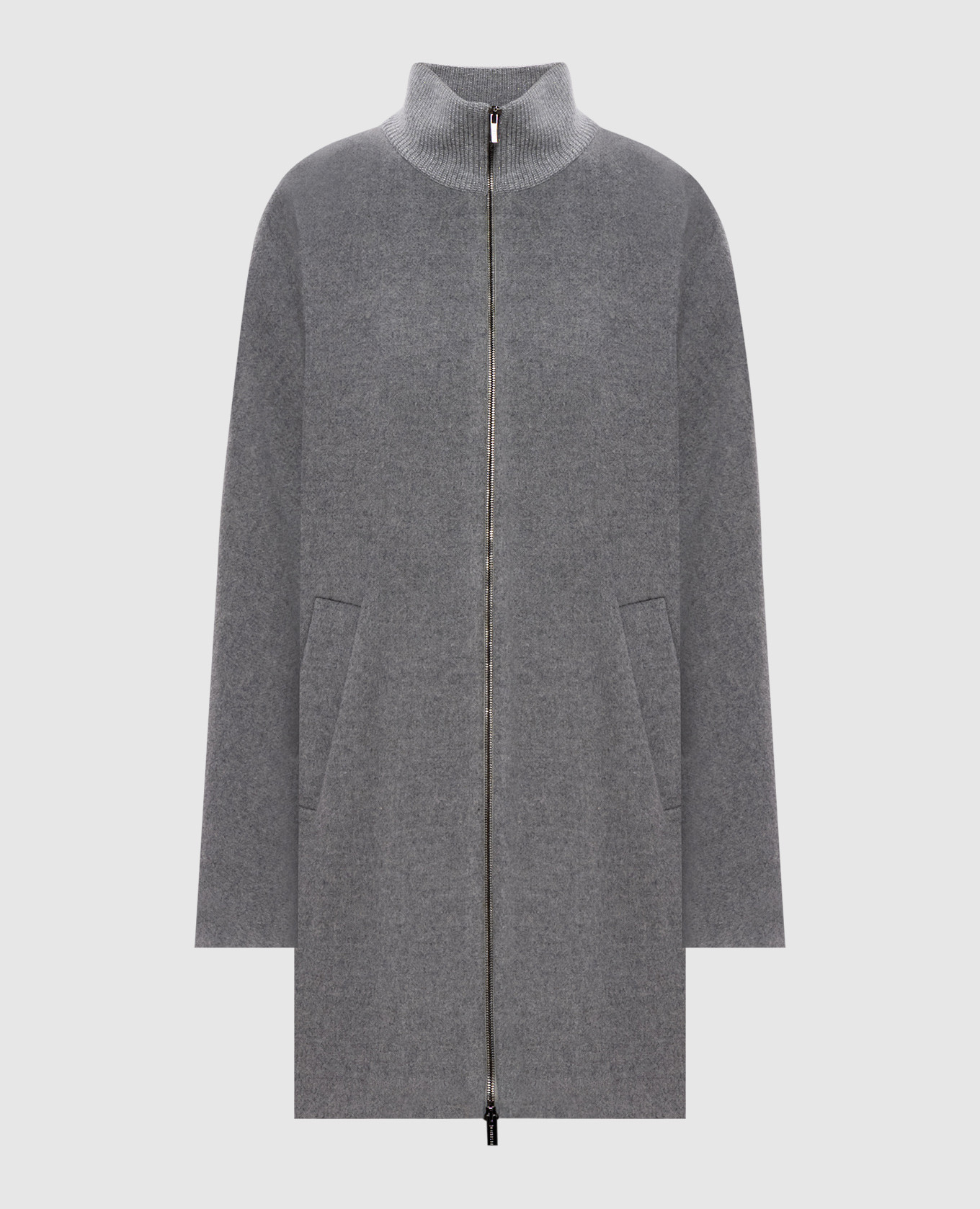 Gray coat with wool and cashmere Peserico, Grey
Gray coat with wool and cashmere Peserico, Grey