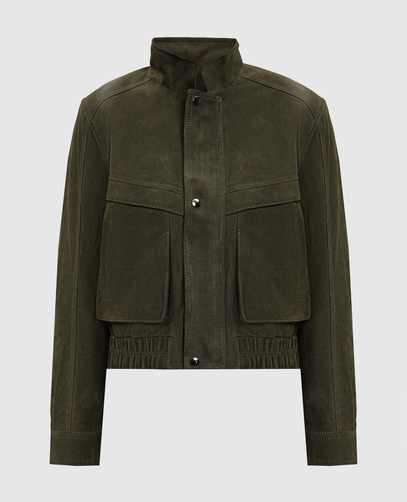 Green cropped suede jacket Babe Pay Pls
Green cropped suede jacket Babe Pay Pls