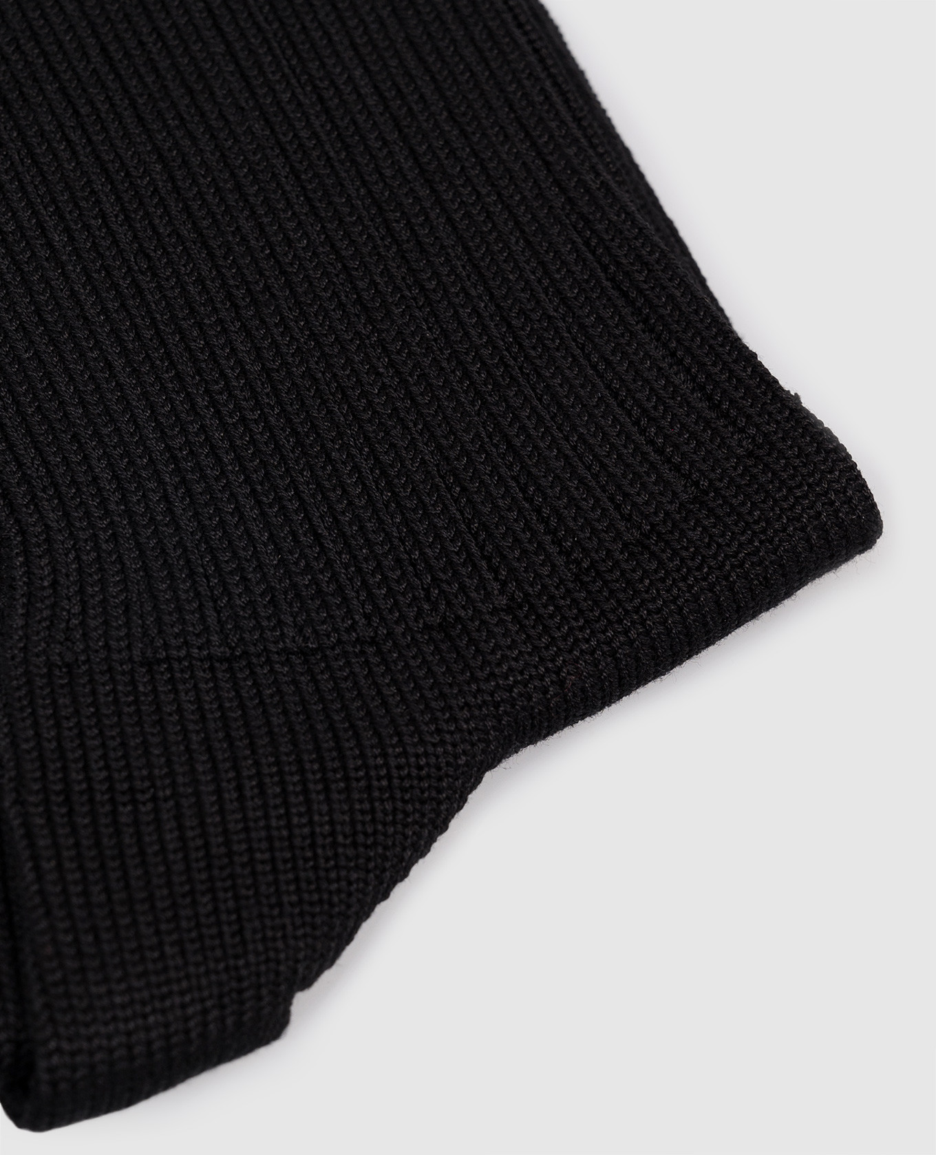 Black ribbed socks made of organic cotton CDLP
Black ribbed socks made of organic cotton CDLP