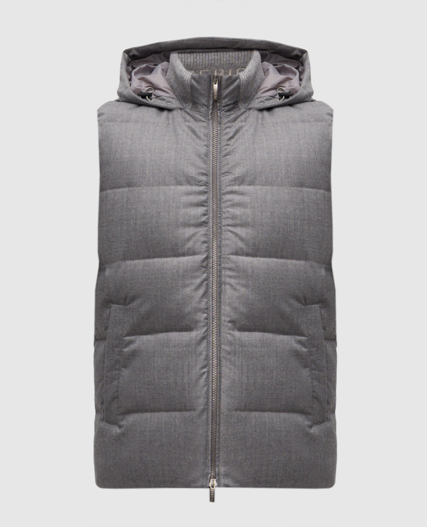 Grey wool down vest Peserico
Grey wool down vest Peserico