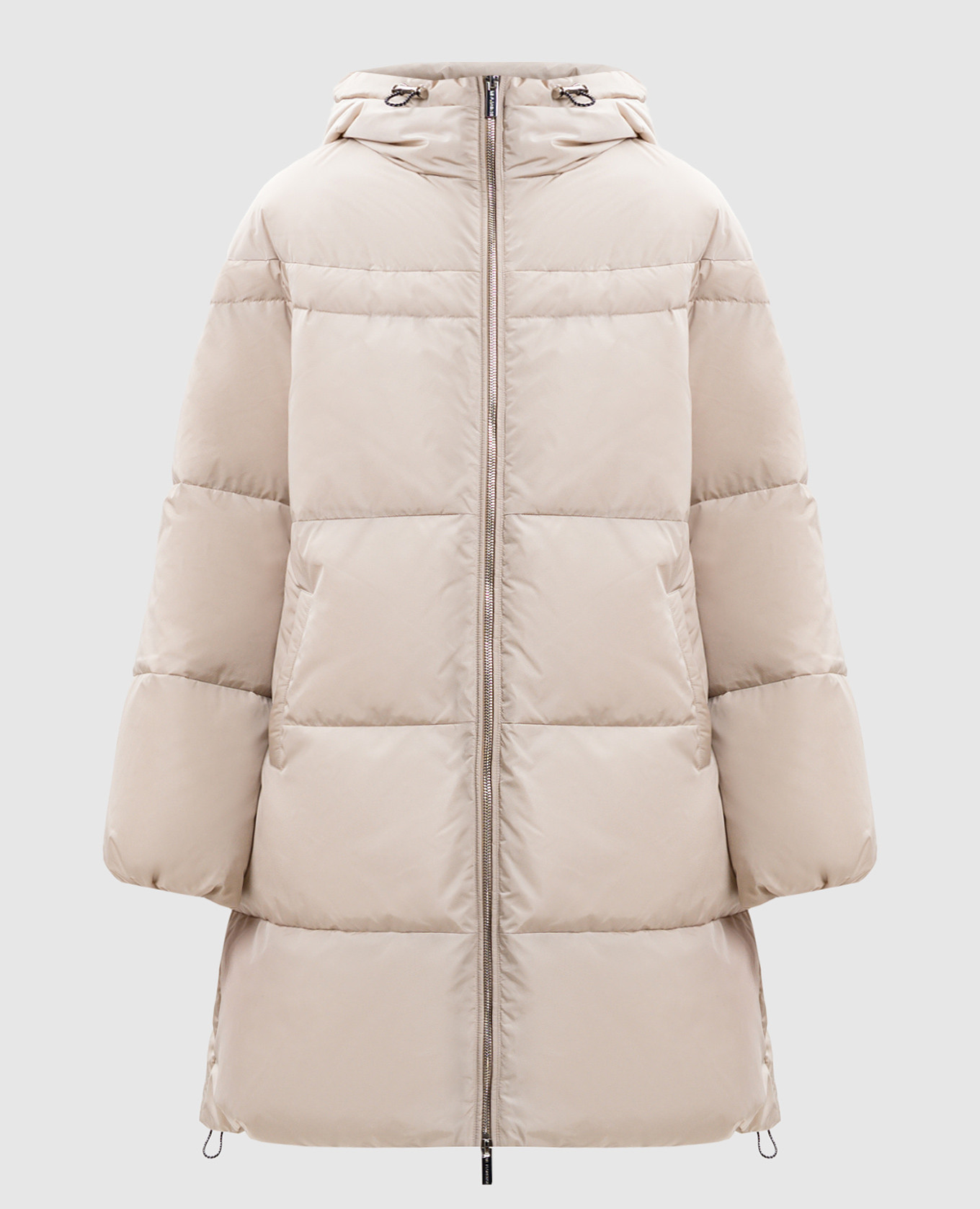 Beige down jacket with logo Be Florence
Beige down jacket with logo Be Florence