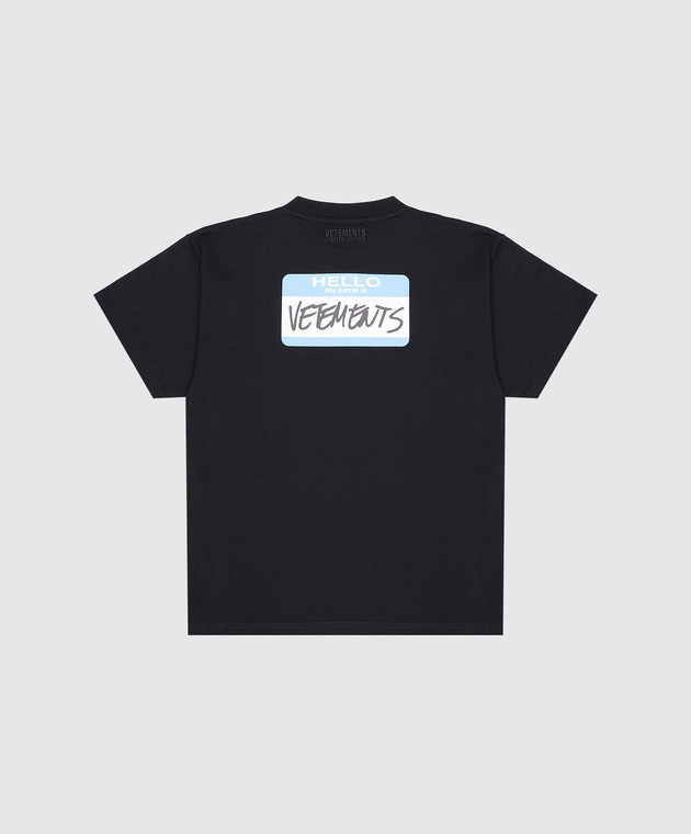 Vetements Children s black foot block with logo print KA10TR180B buy with Finland delivery at Symbol