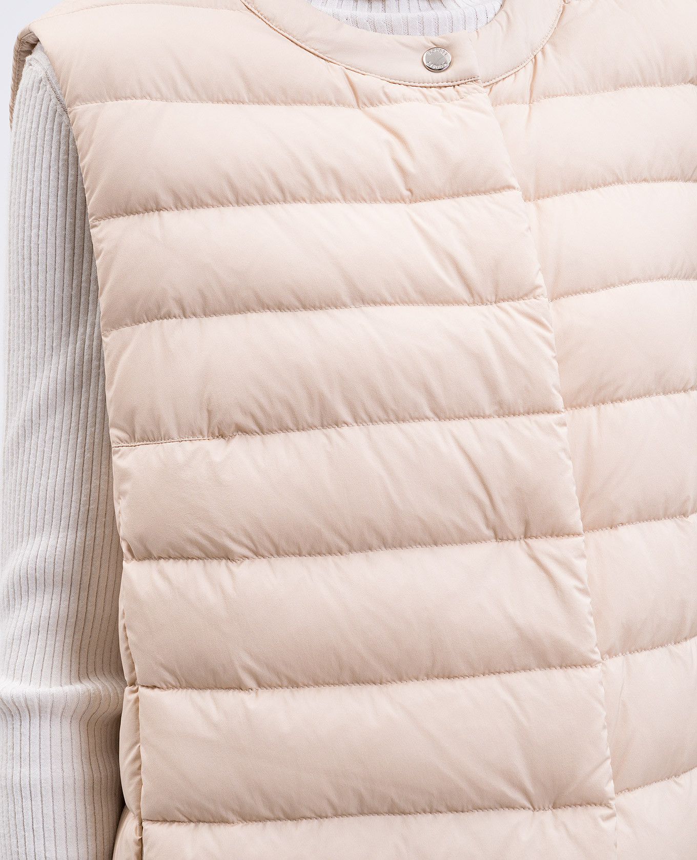

Beige down quilted vest SENIGALLIAIN MooRER