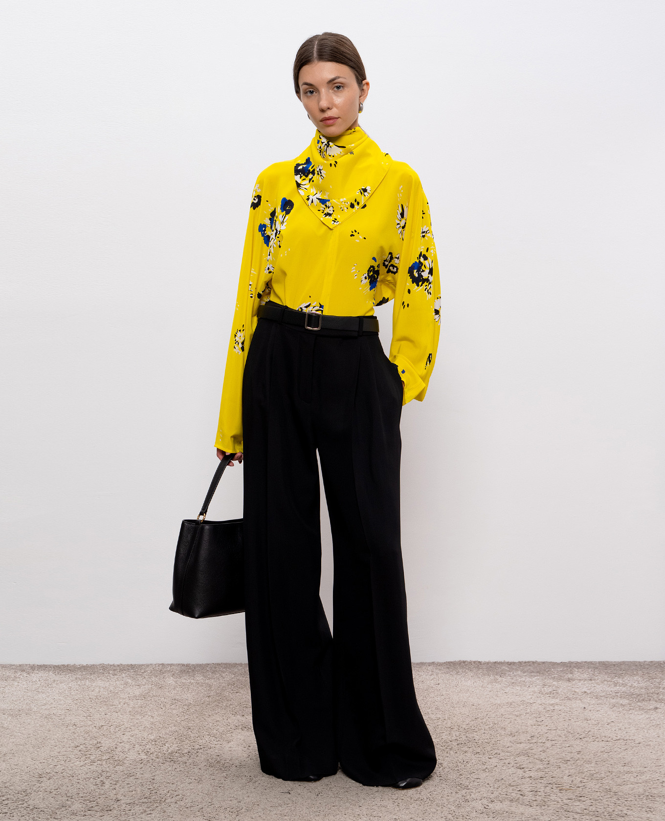 

Ysabelle yellow blouse with floral print PROENZA SCHOULER