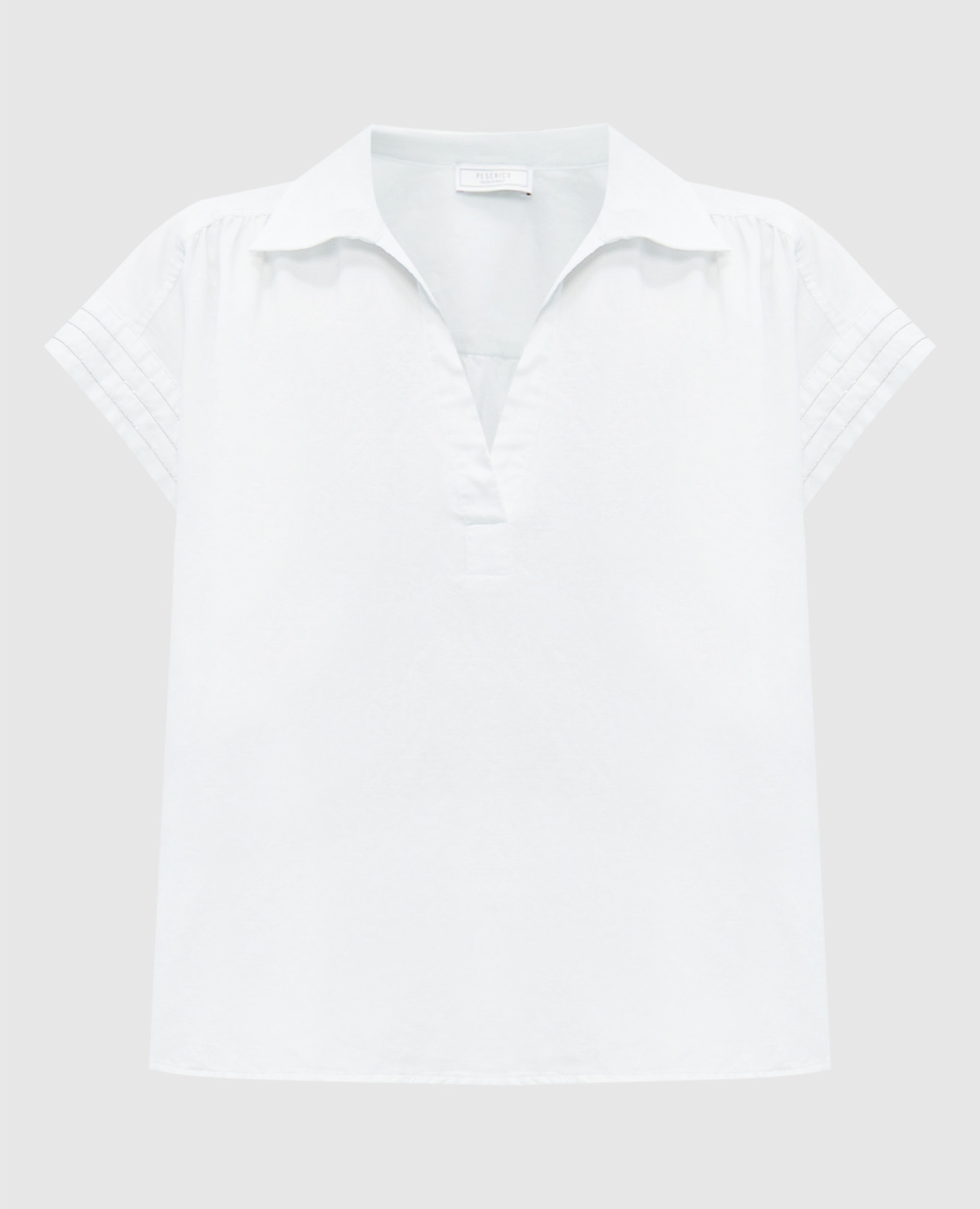 

Blue blouse with monil chain Peserico, Light blue