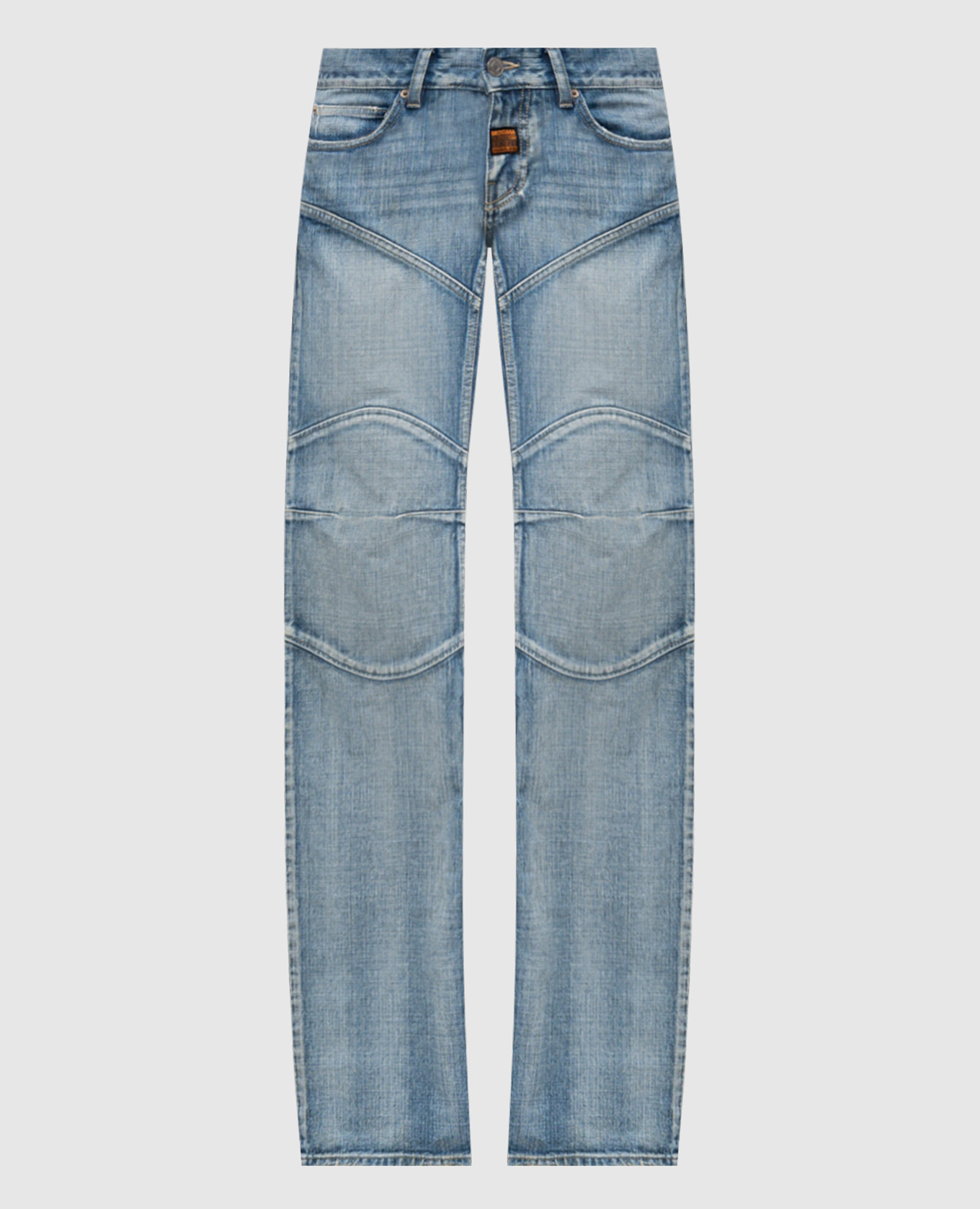 

Blue jeans with a worn effect Balenciaga, Light blue