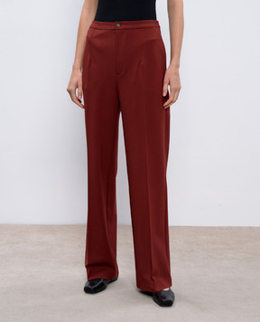 Lou Lou Studio VYS burgundy pants made of wool VYS