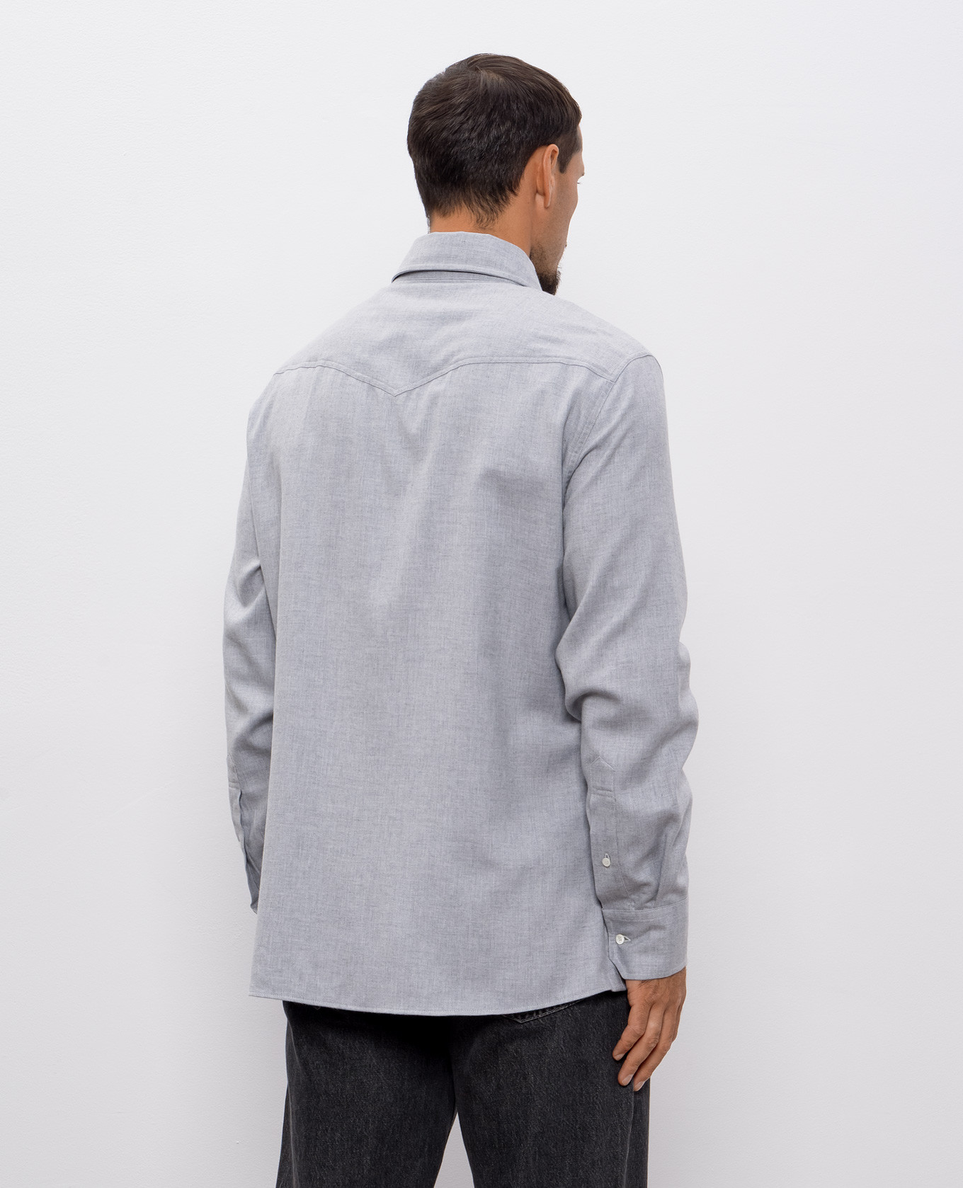 

Gray shirt Brunello Cucinelli, Grey