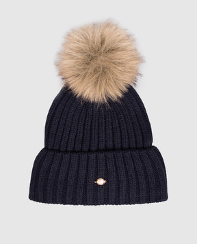 Goldbergh Blue UNA hat with wool GB60002253